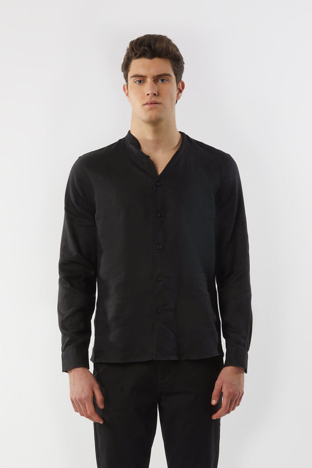 Camicia coreana in lino
