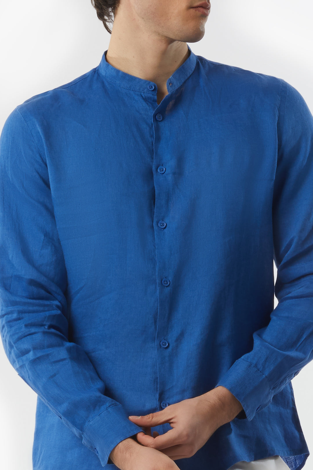 Camicia coreana in lino