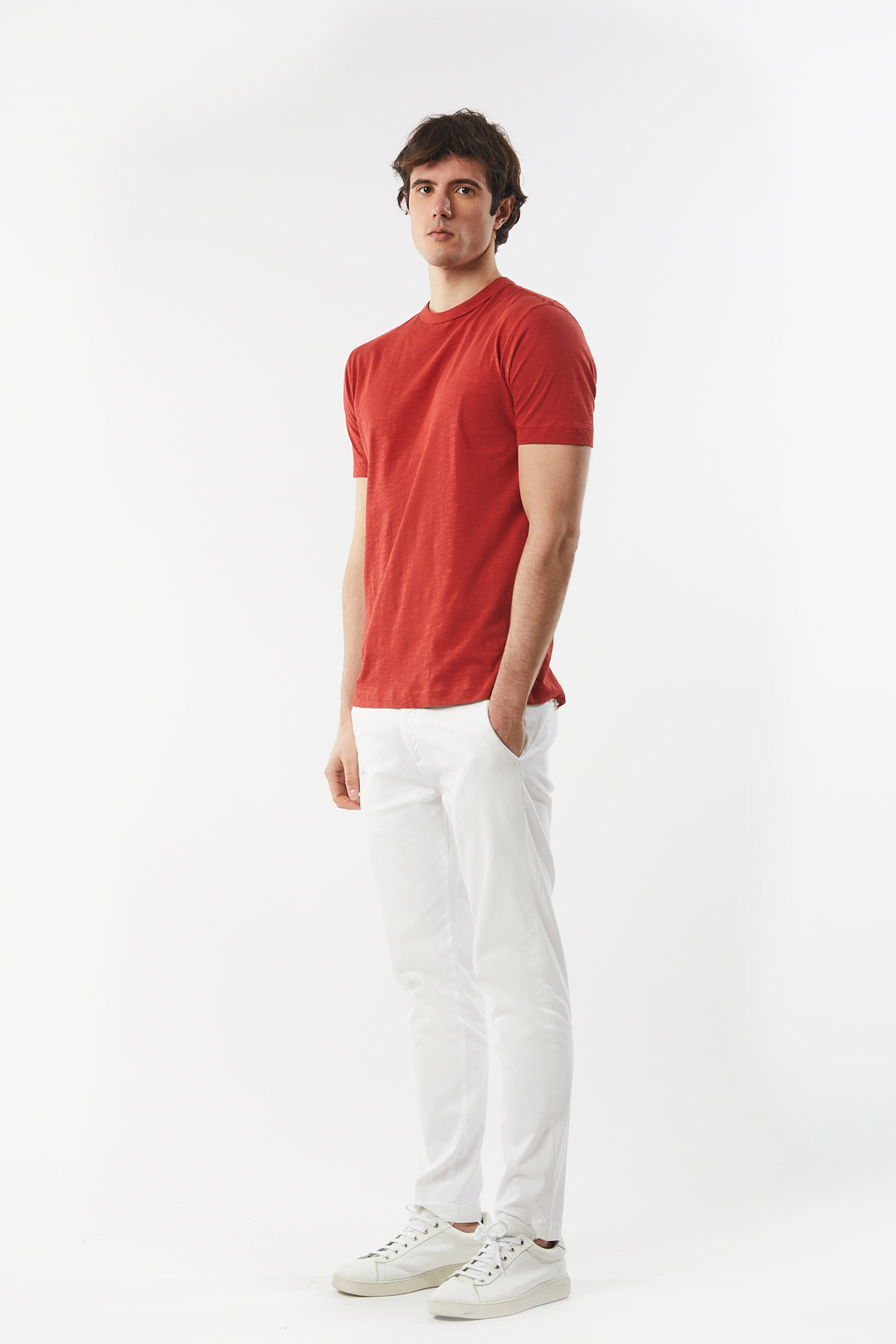 T-shirt basic fiammata