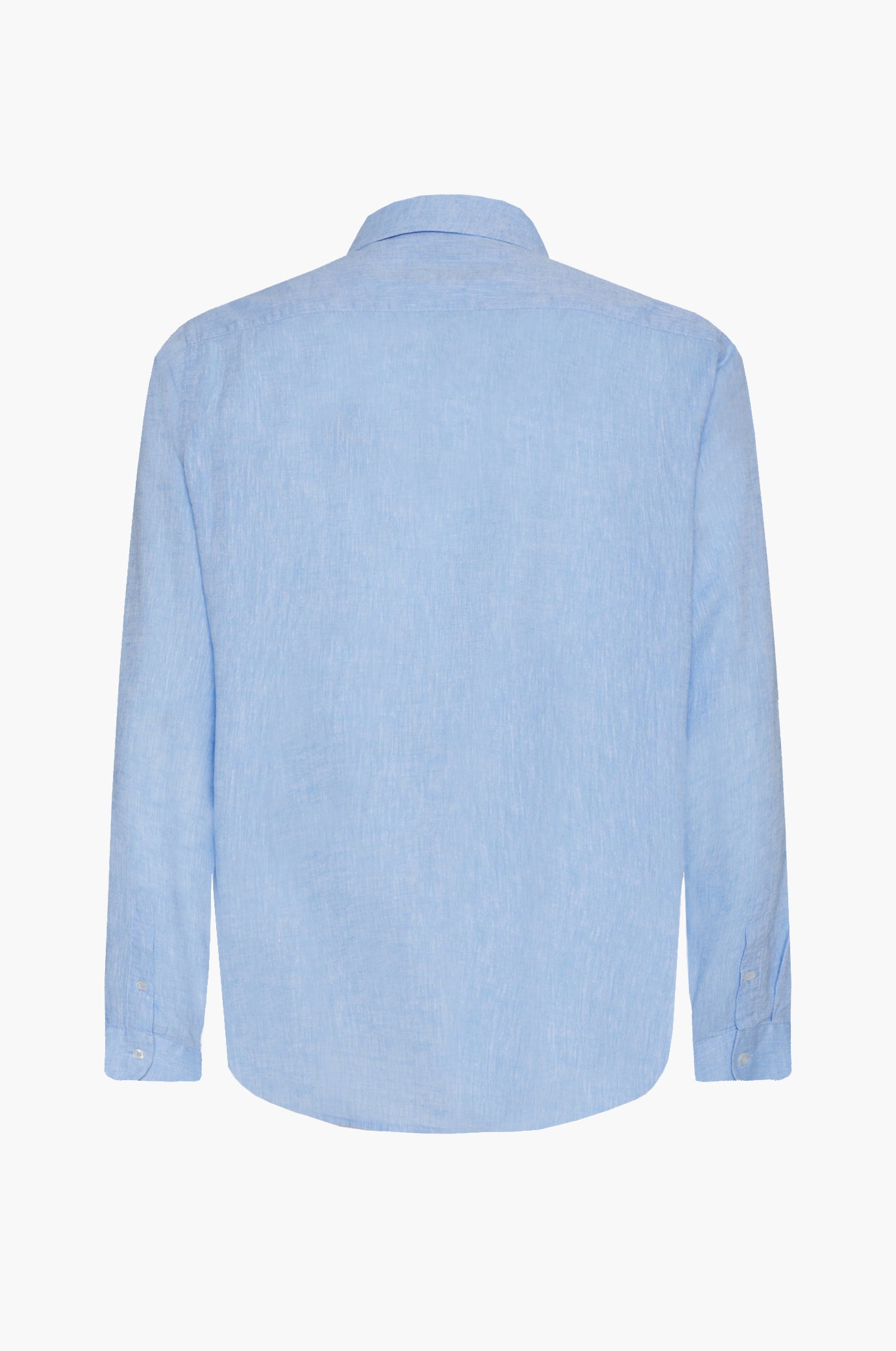 Camicia misto lino doppia tasca