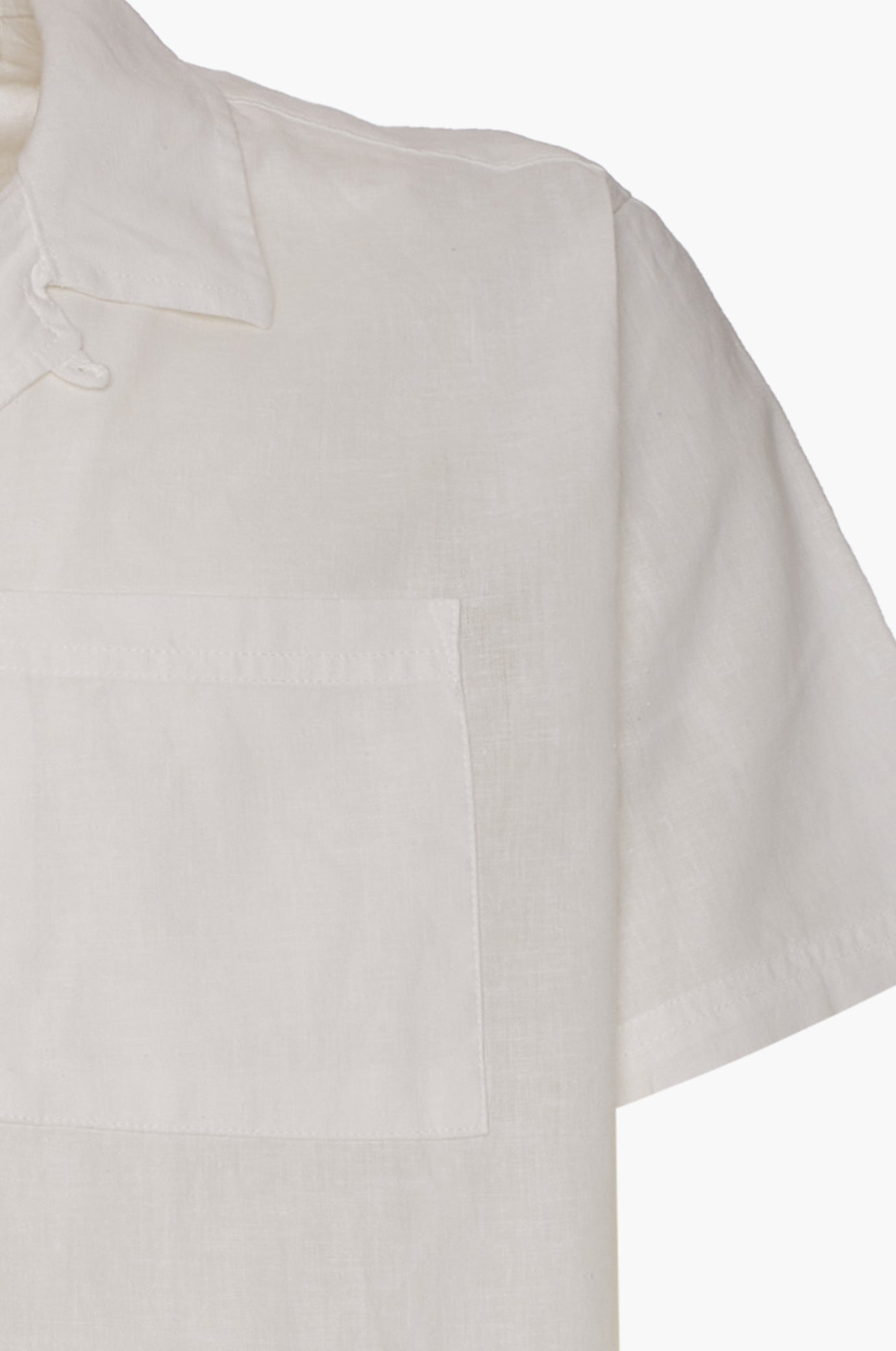 Camicia bowling misto lino