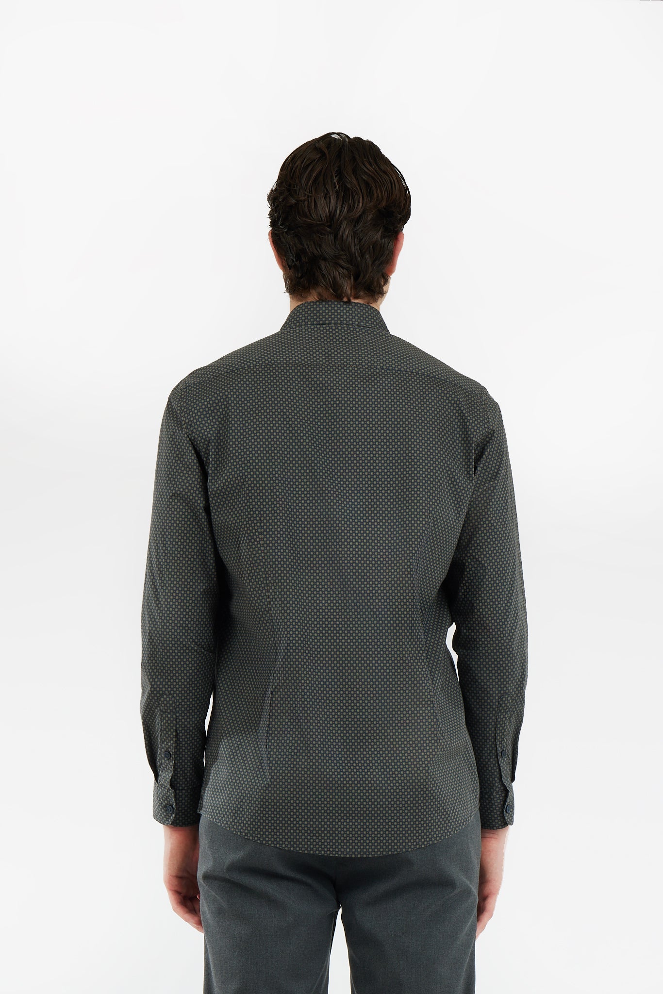 Camicia regular fit microfantasia