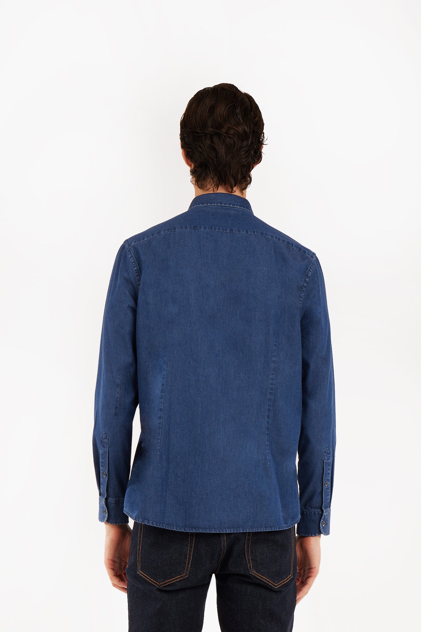 Camicia regular fit denim