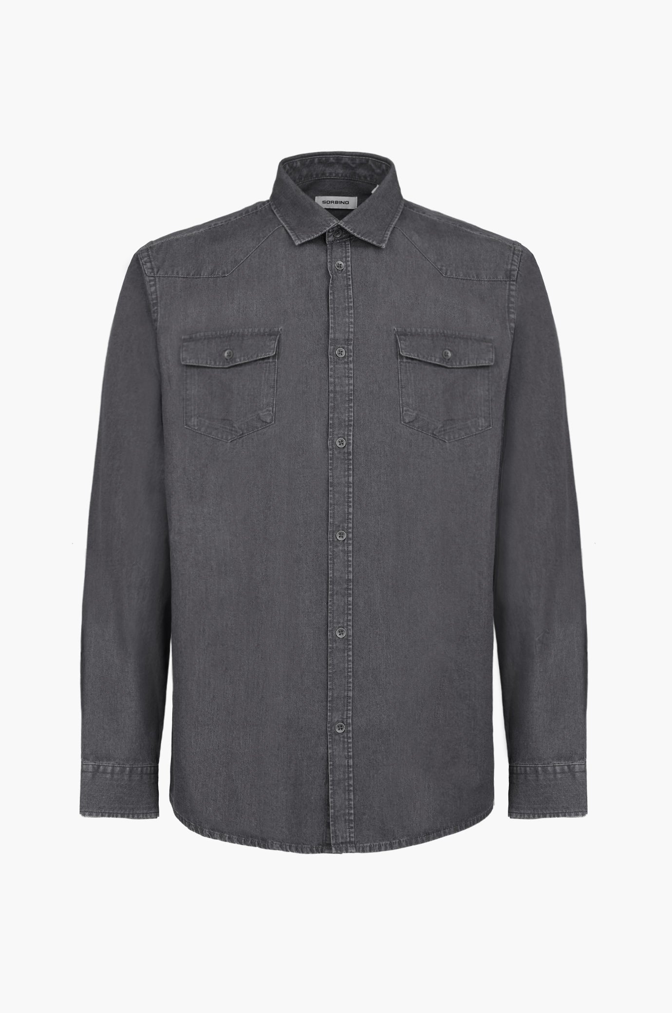 Camicia regular fit denim