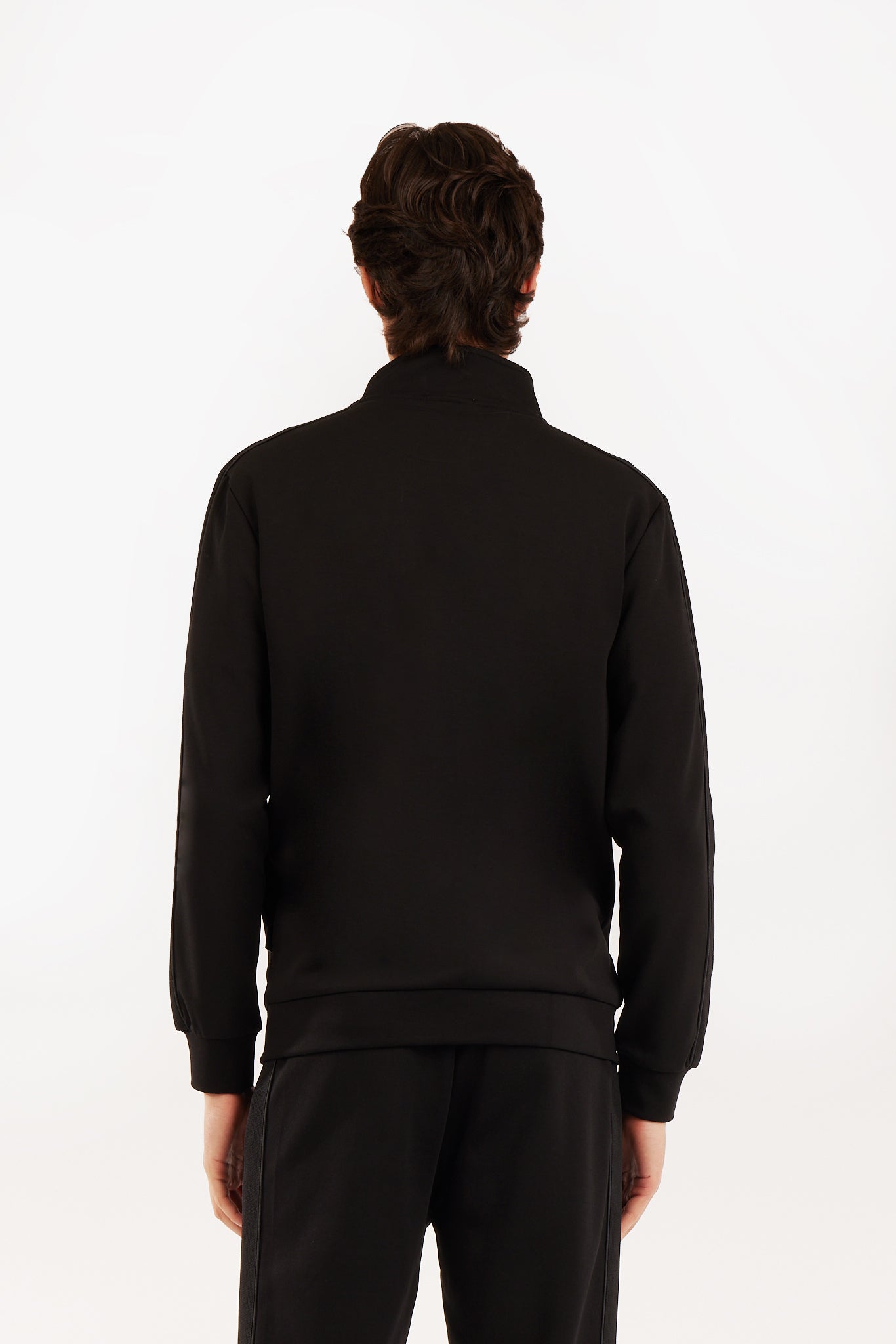 Felpa zip coordinata