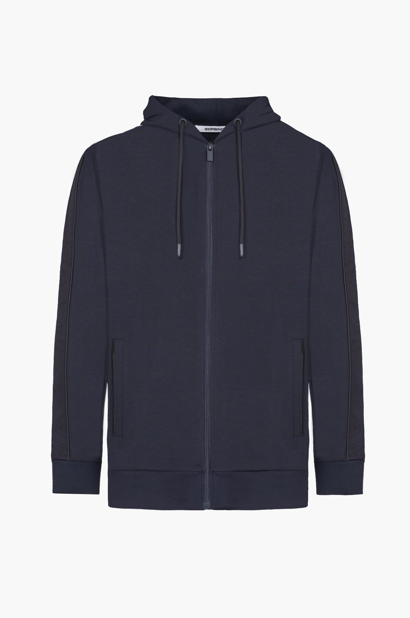 Felpa zip con cappuccio coordinata