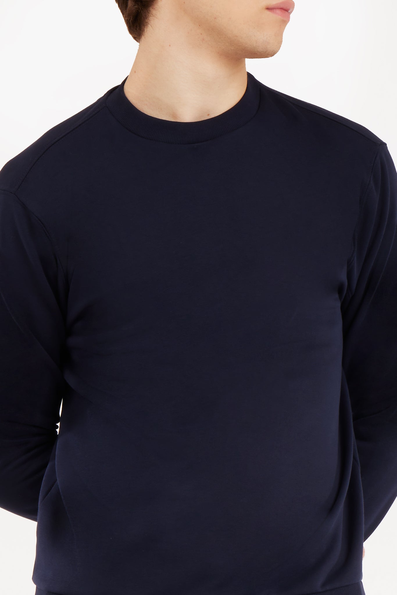 Felpa girocollo basic