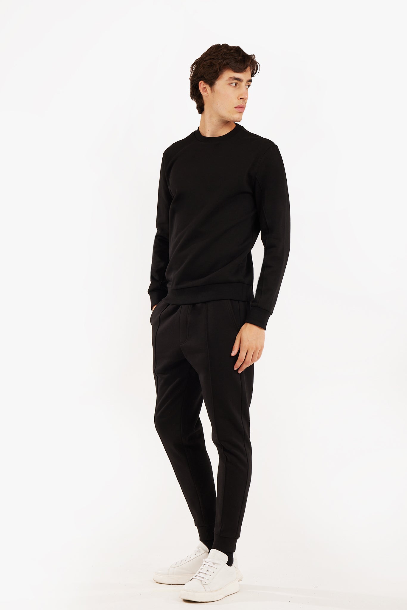 Felpa girocollo basic