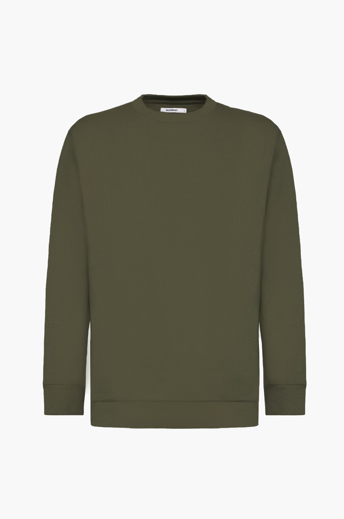 Felpa girocollo basic