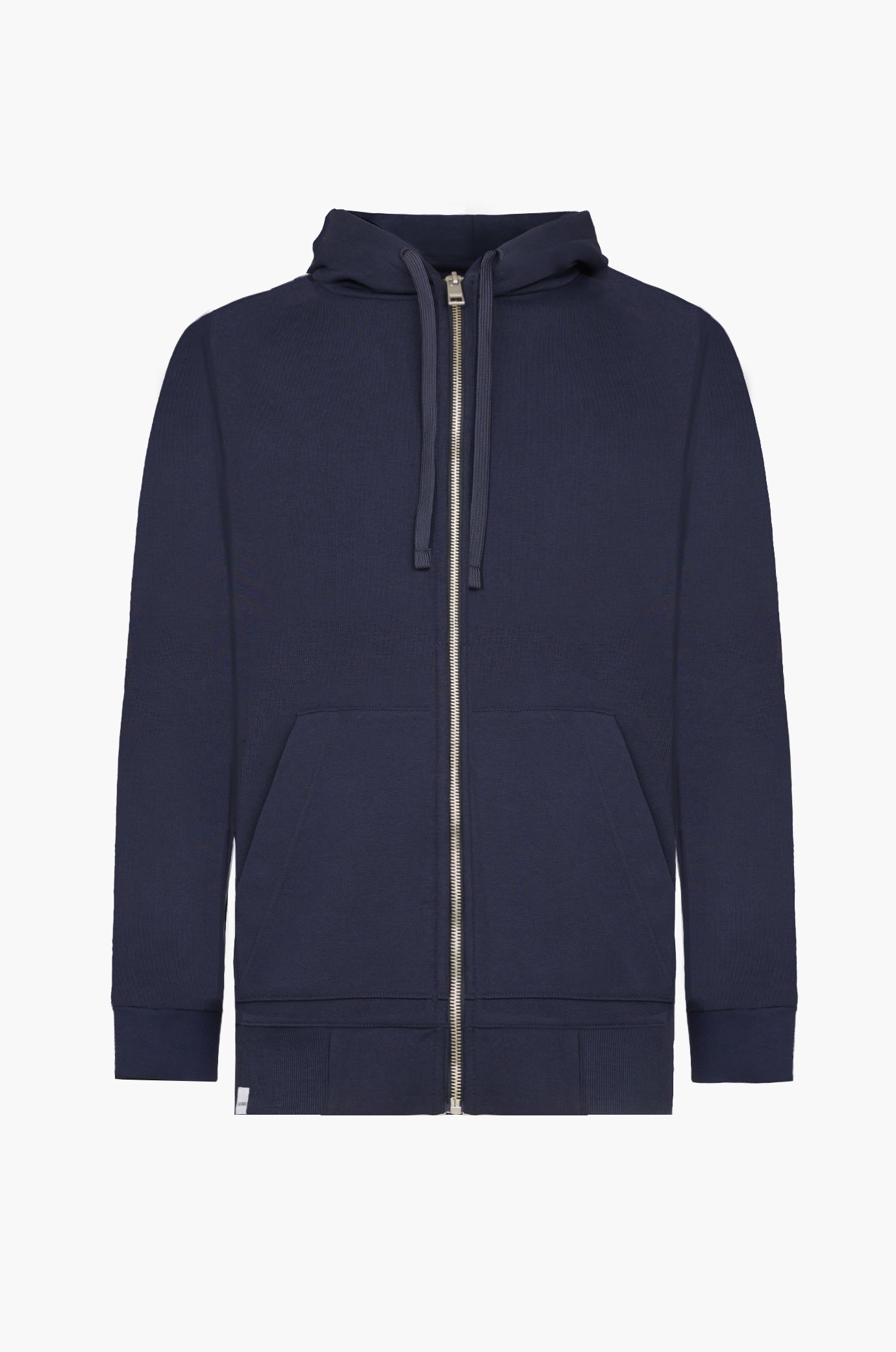 Felpa zip con cappuccio basic