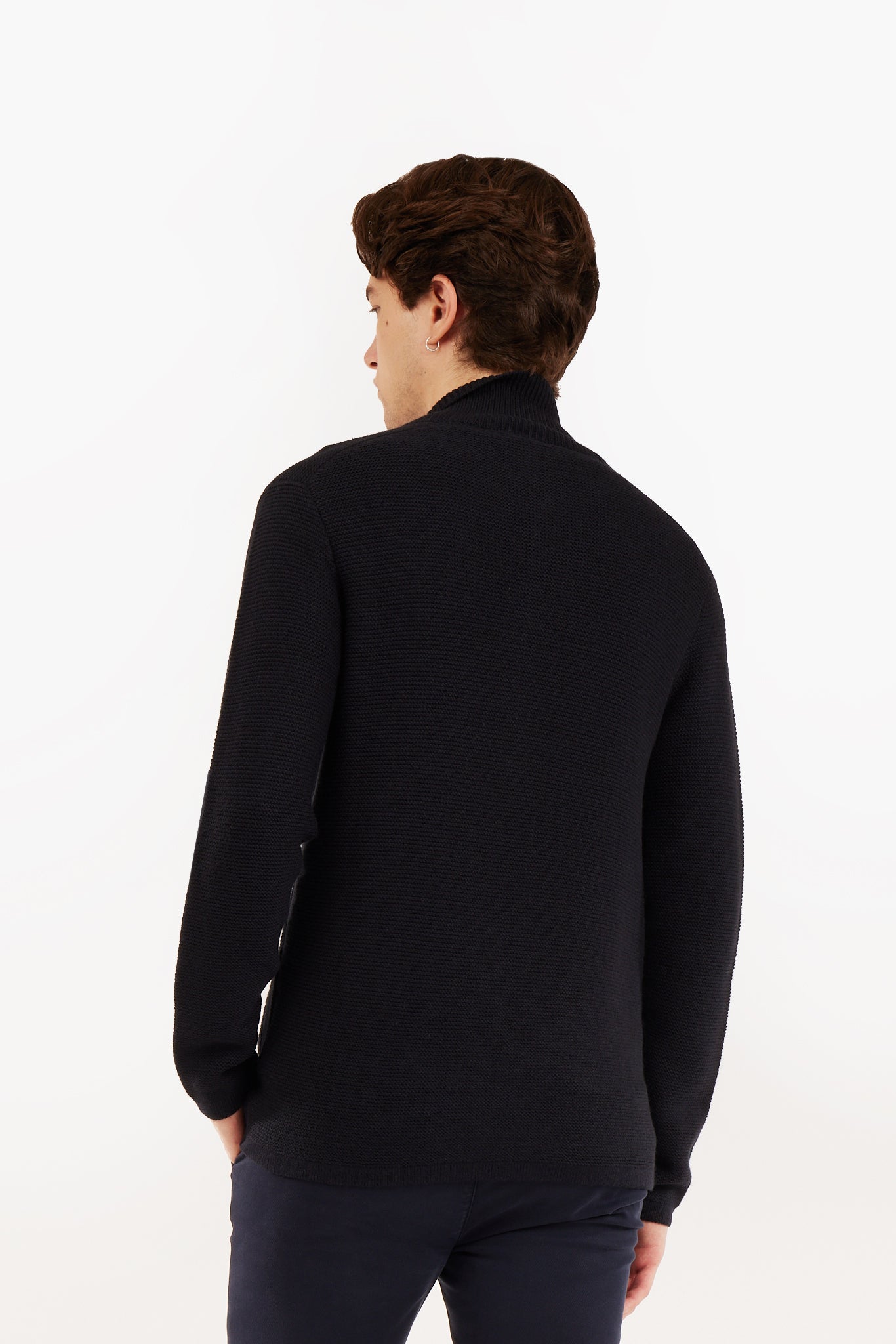 Giacca in maglia misto lana