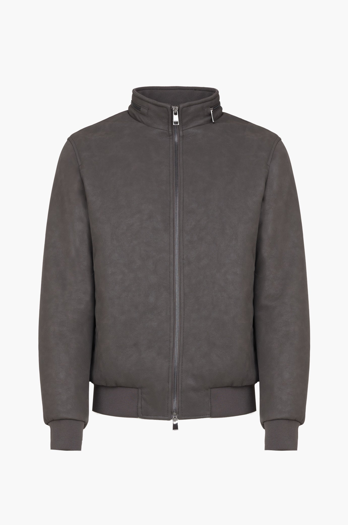 Giubotto effetto pelle con gilet removibile