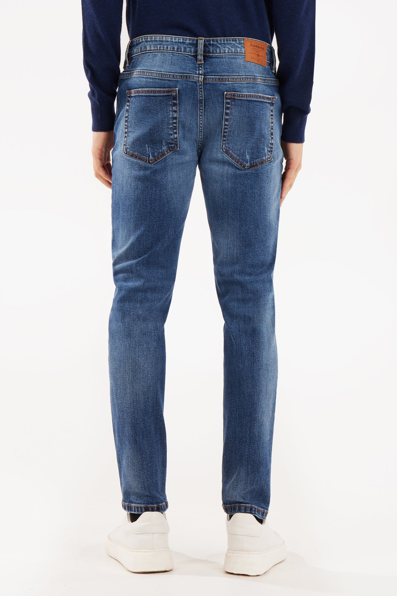 Jeans slim fit lavaggio medio