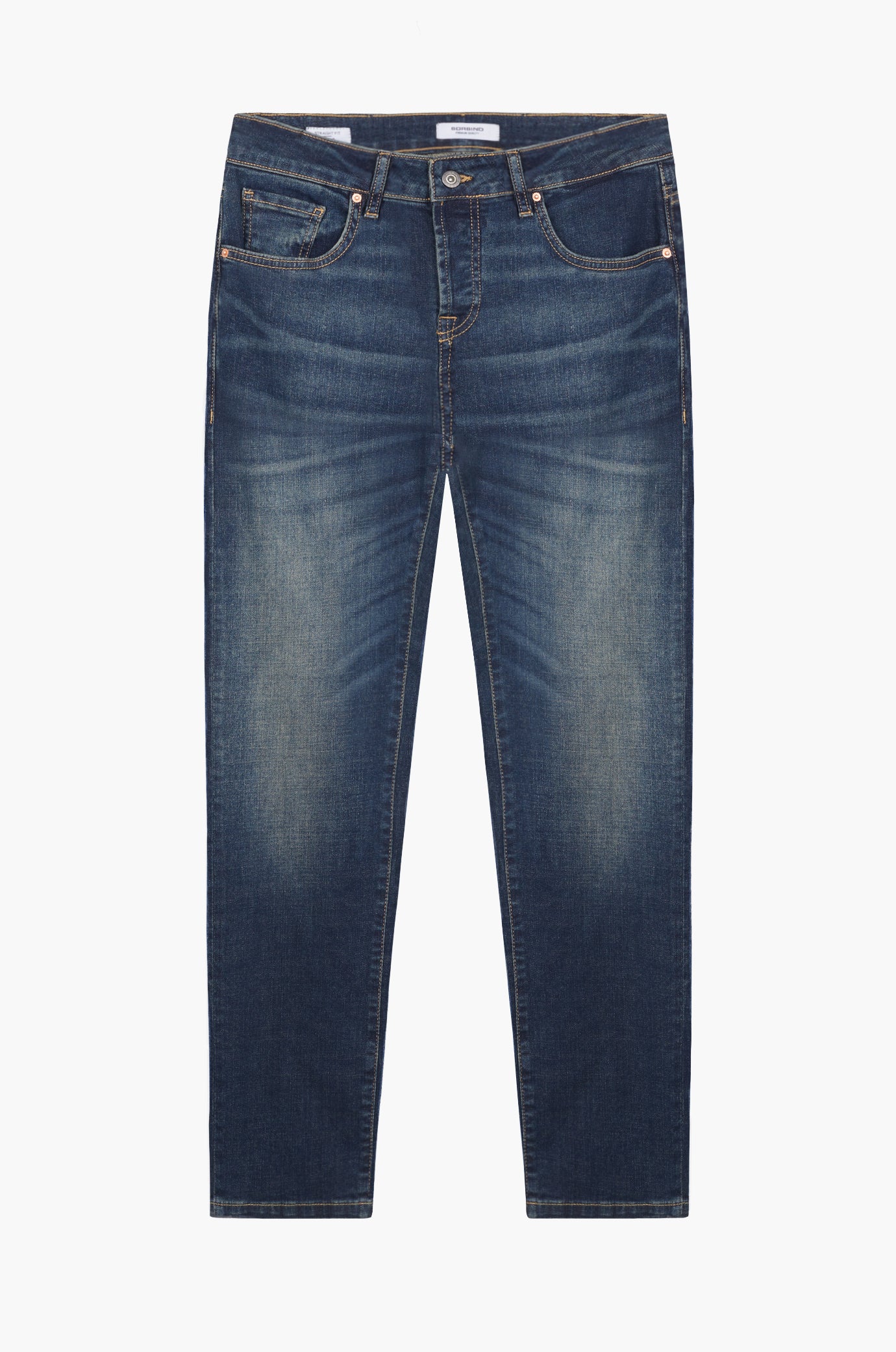 Jeans straight fit lavaggio scuro