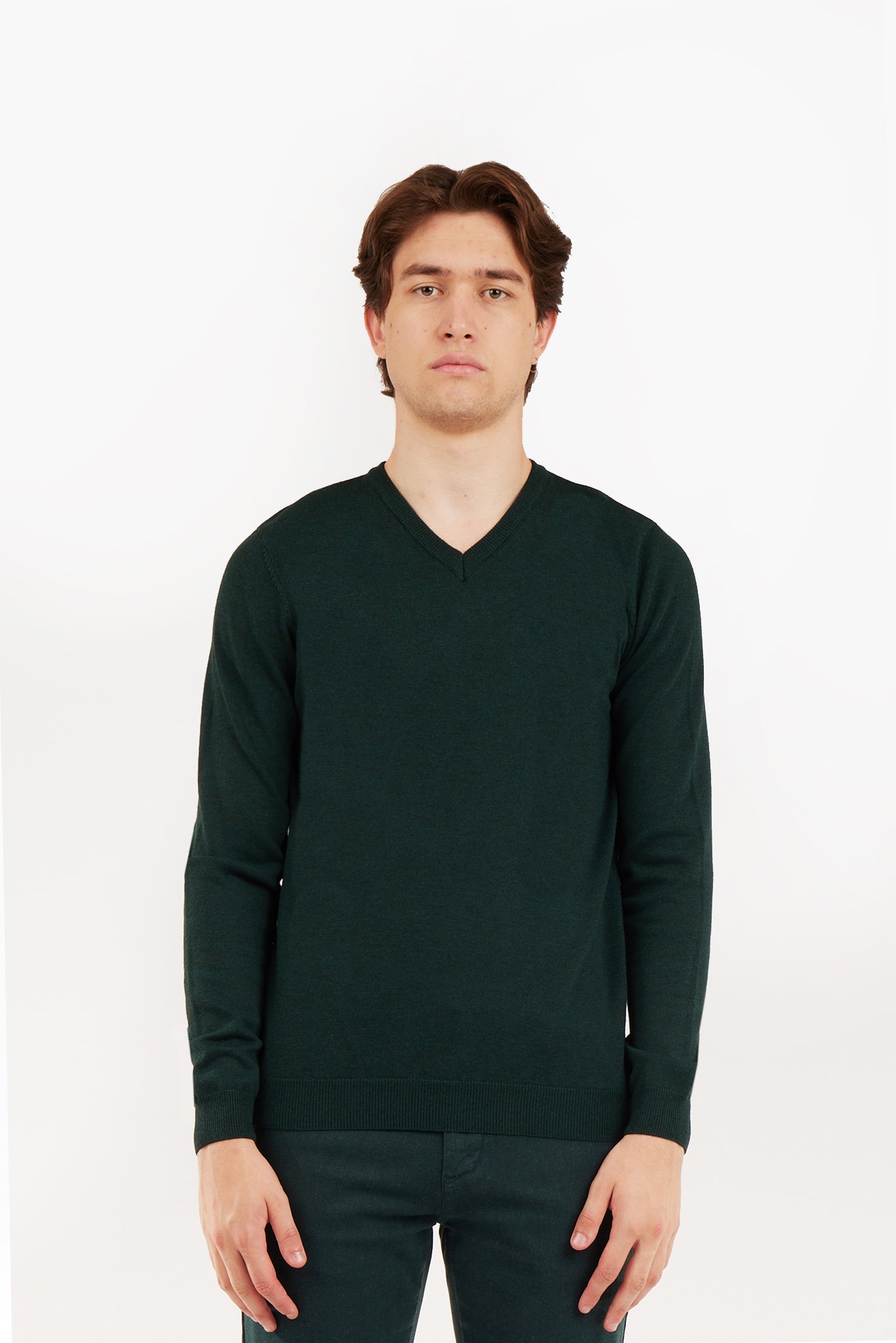 Pullover scollo a V basic