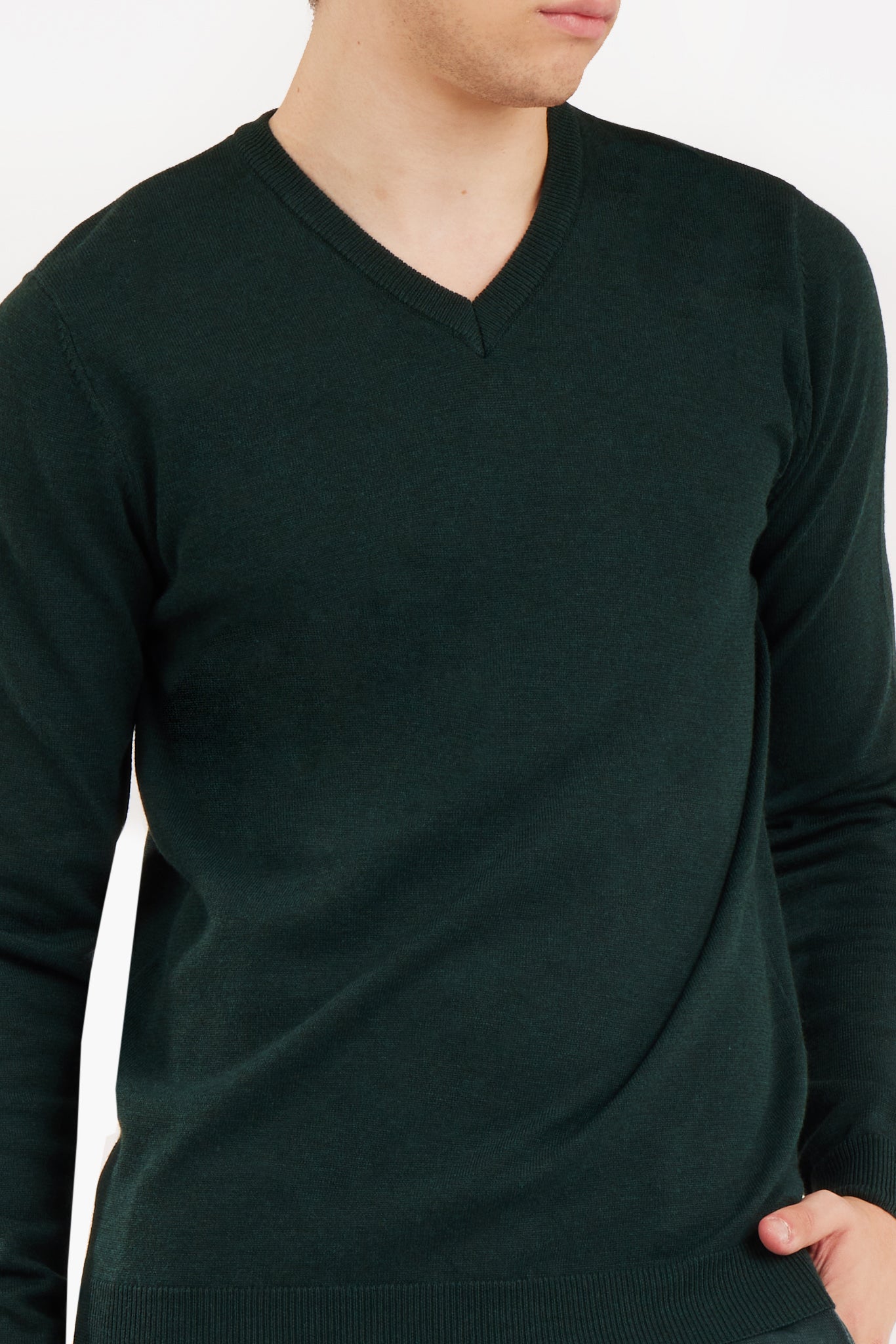 Pullover scollo a V basic