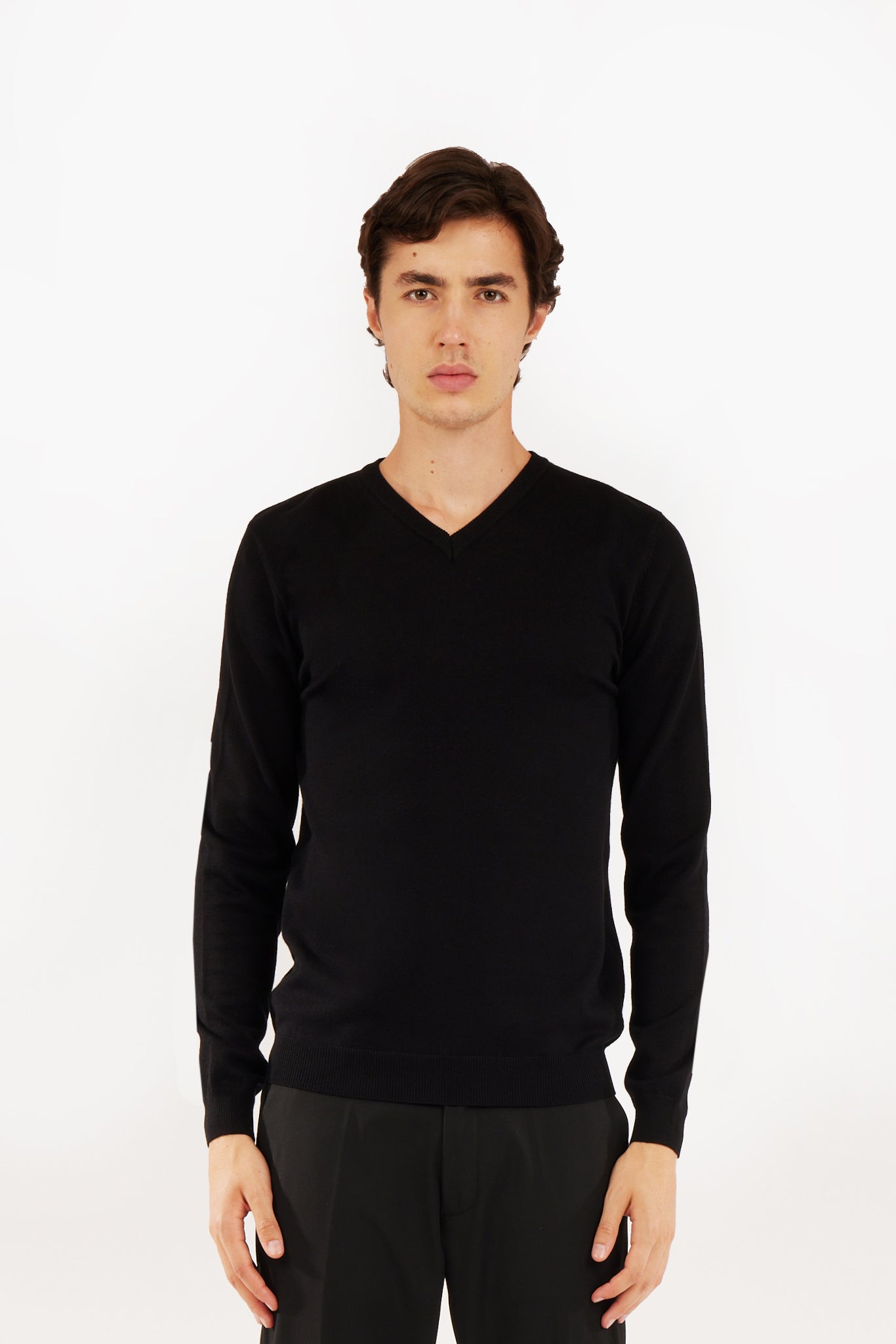 Pullover scollo a V basic