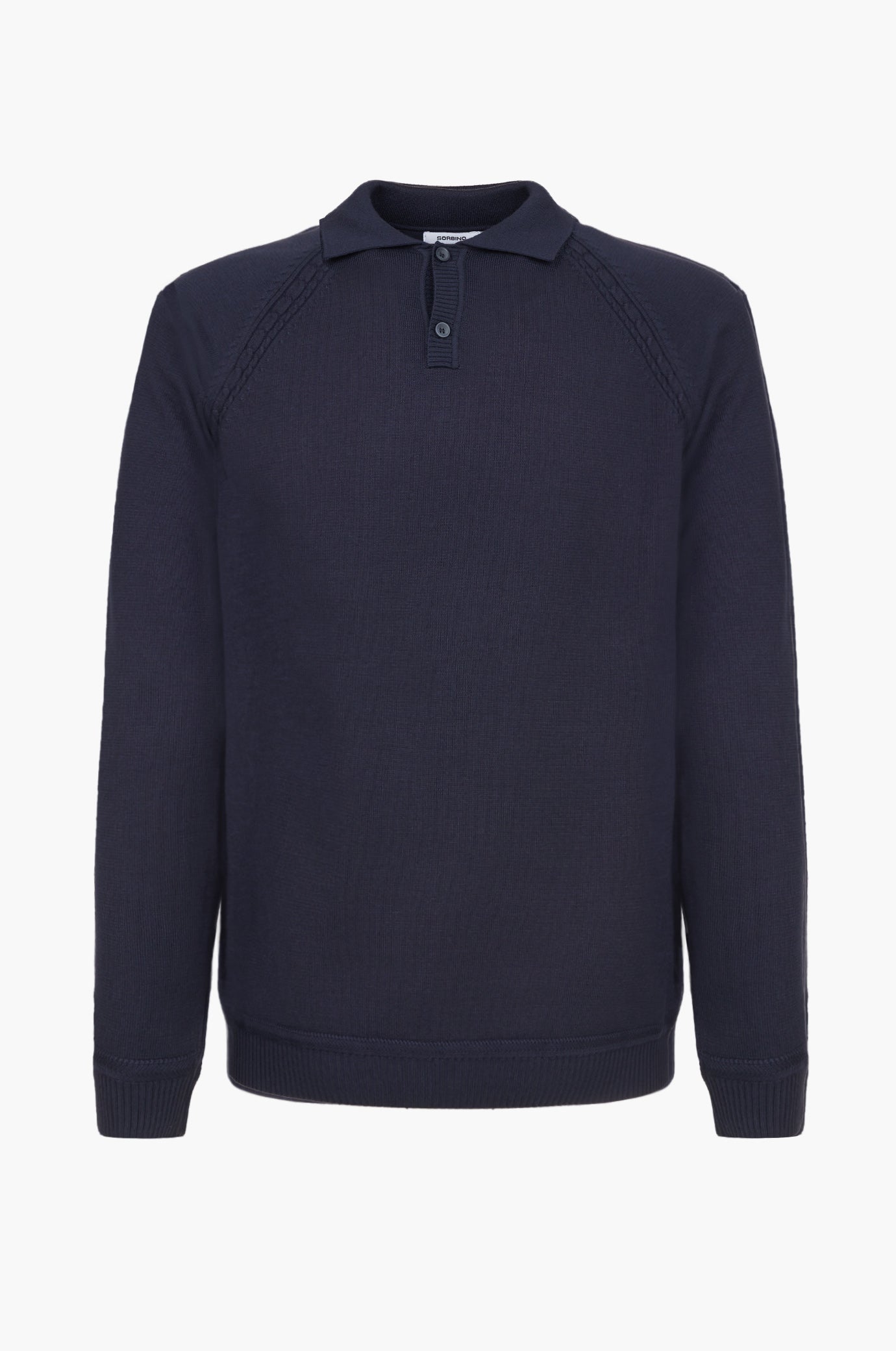 Polo manica lunga con dettagli
