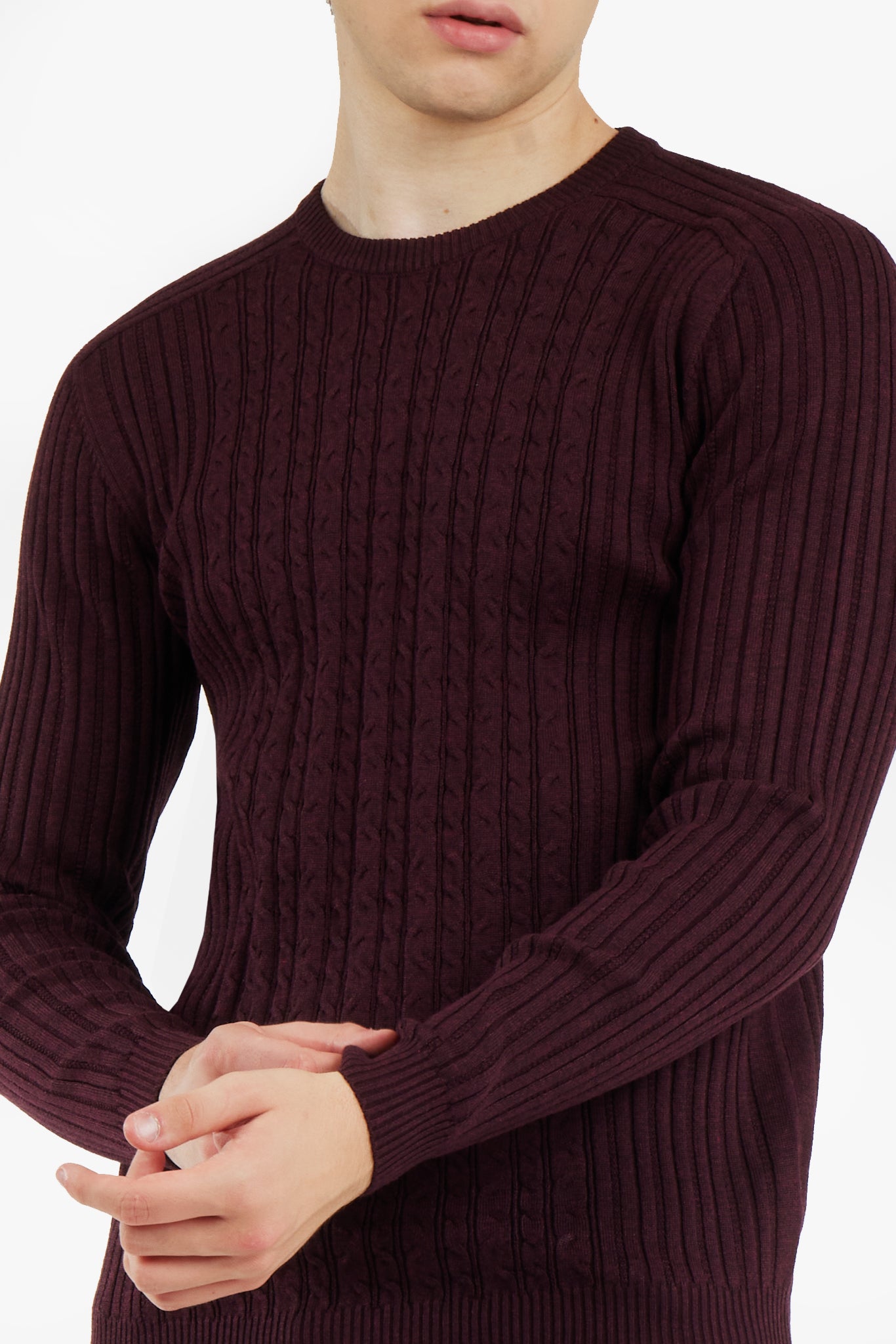 Pullover con trama