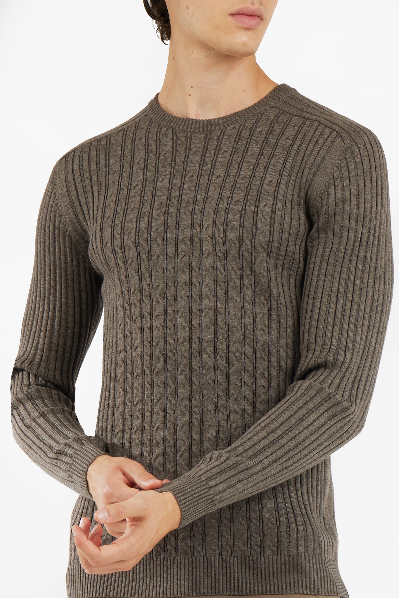 Pullover con trama