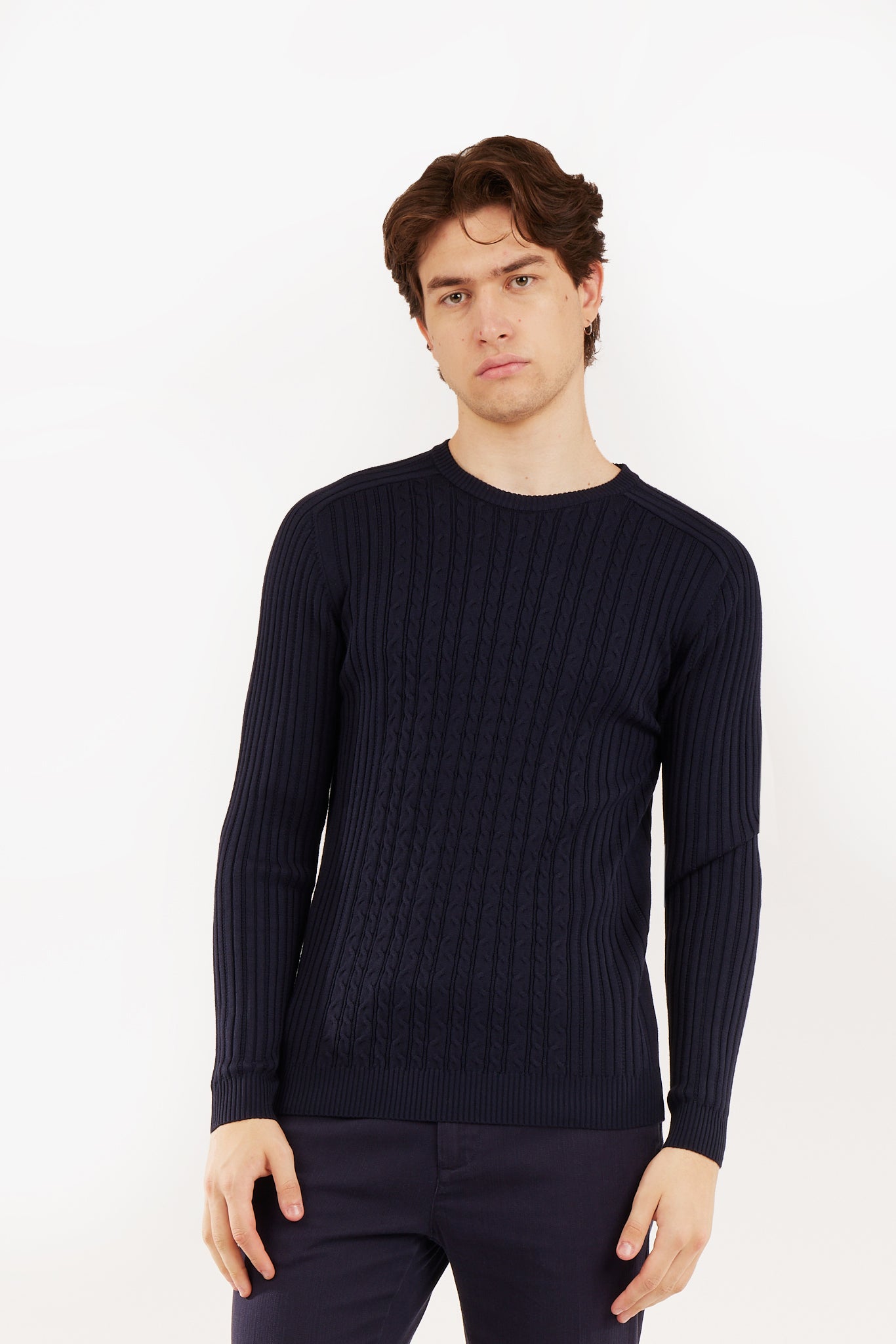 Pullover con trama