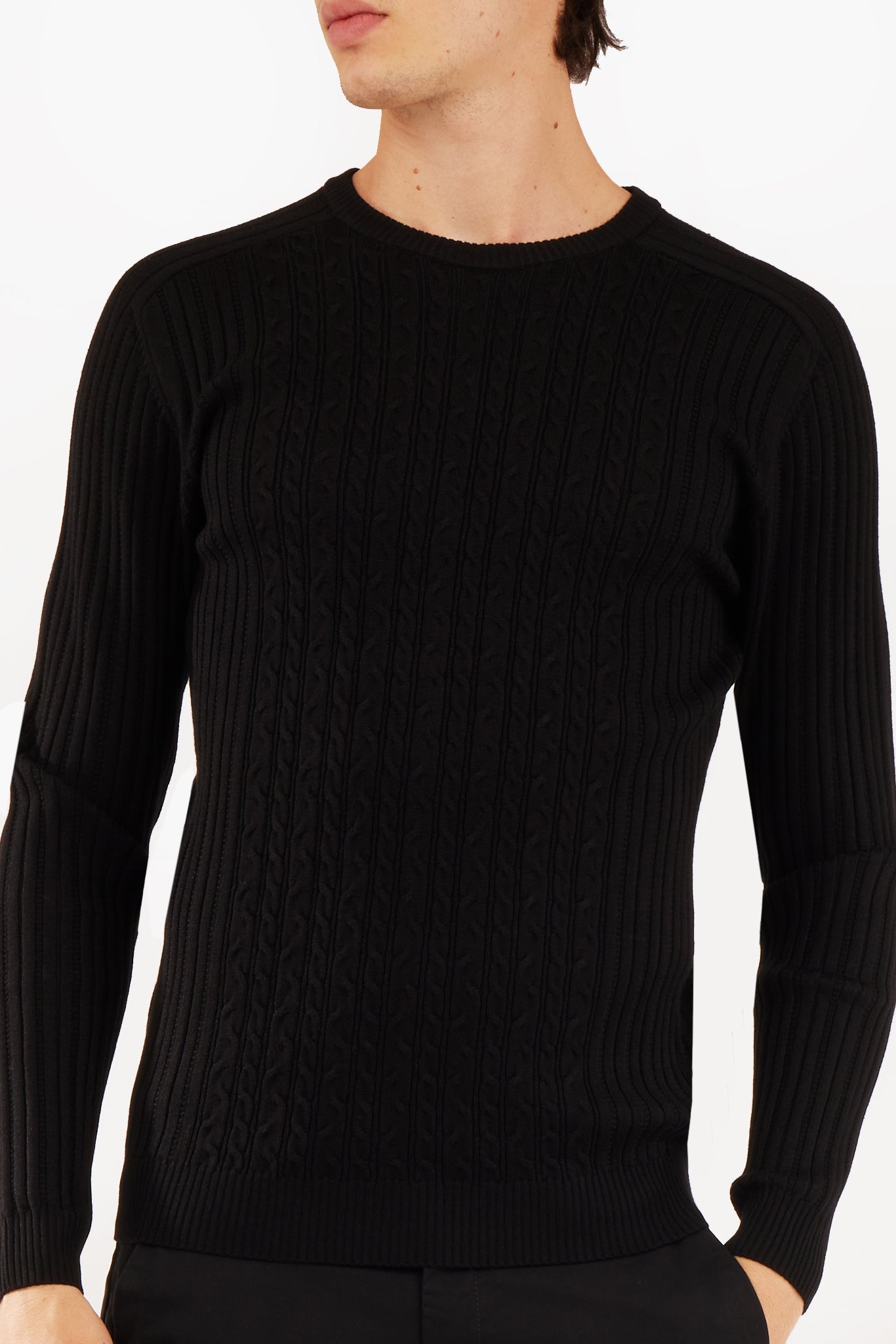Pullover con trama