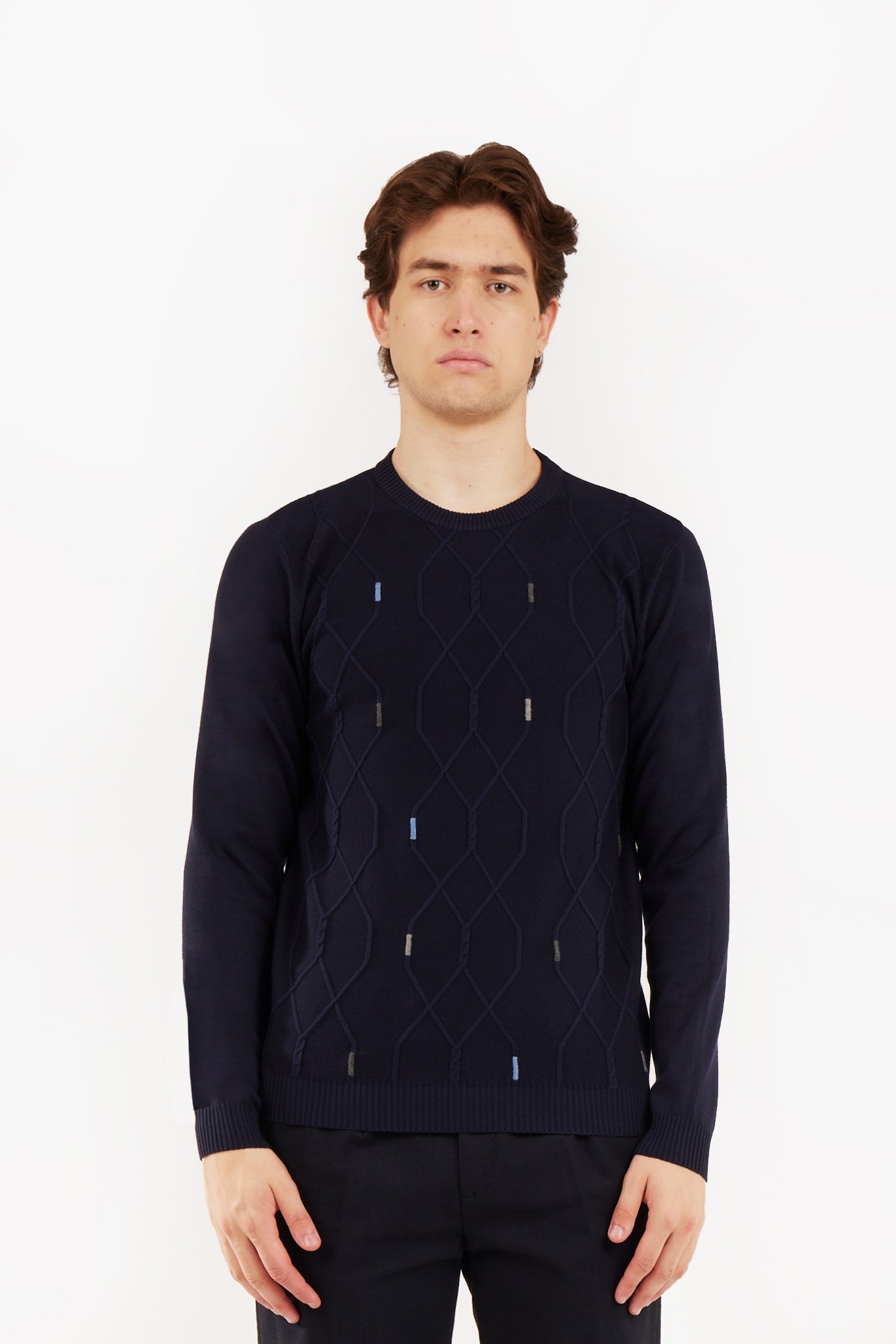 Pullover con trama