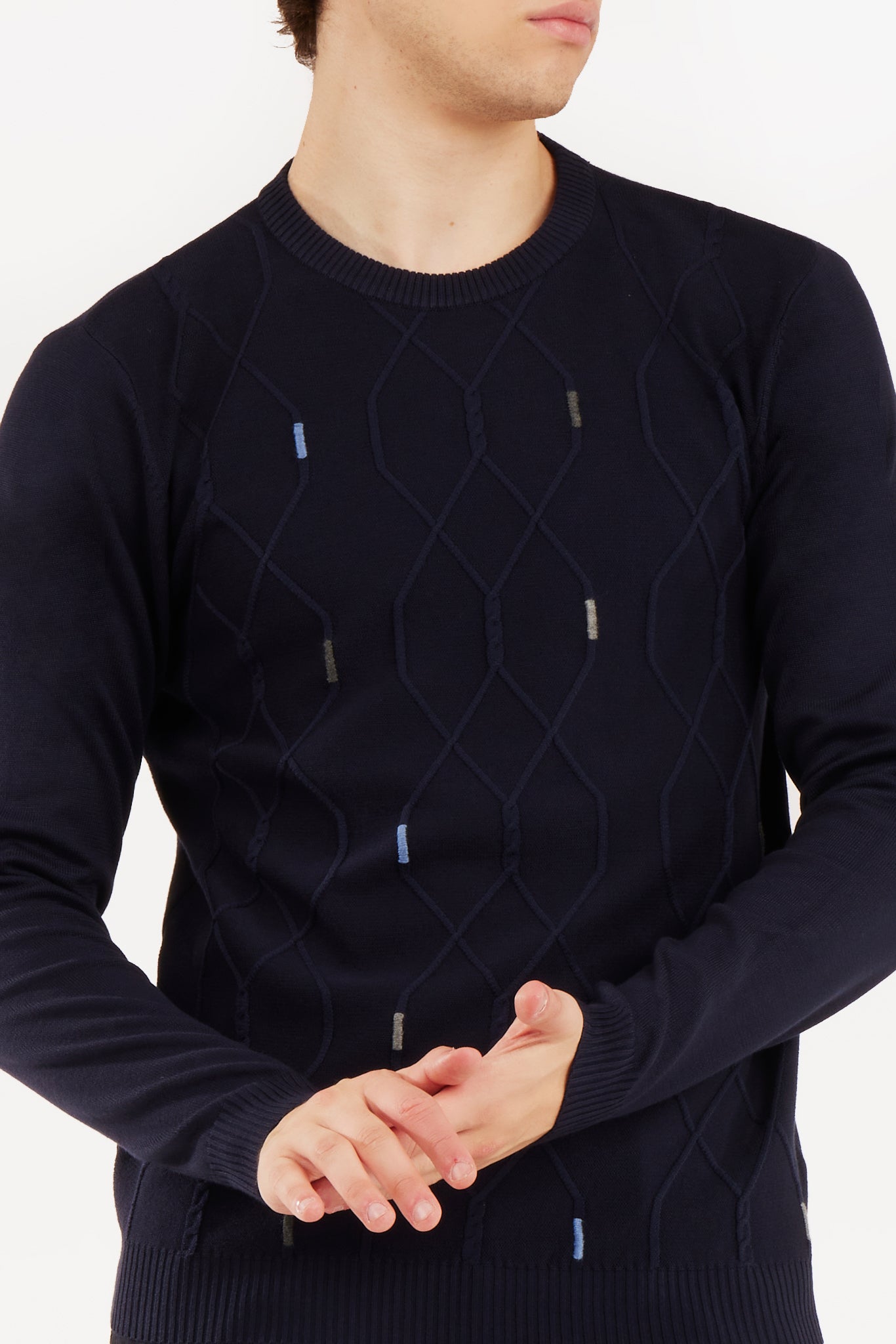 Pullover con trama