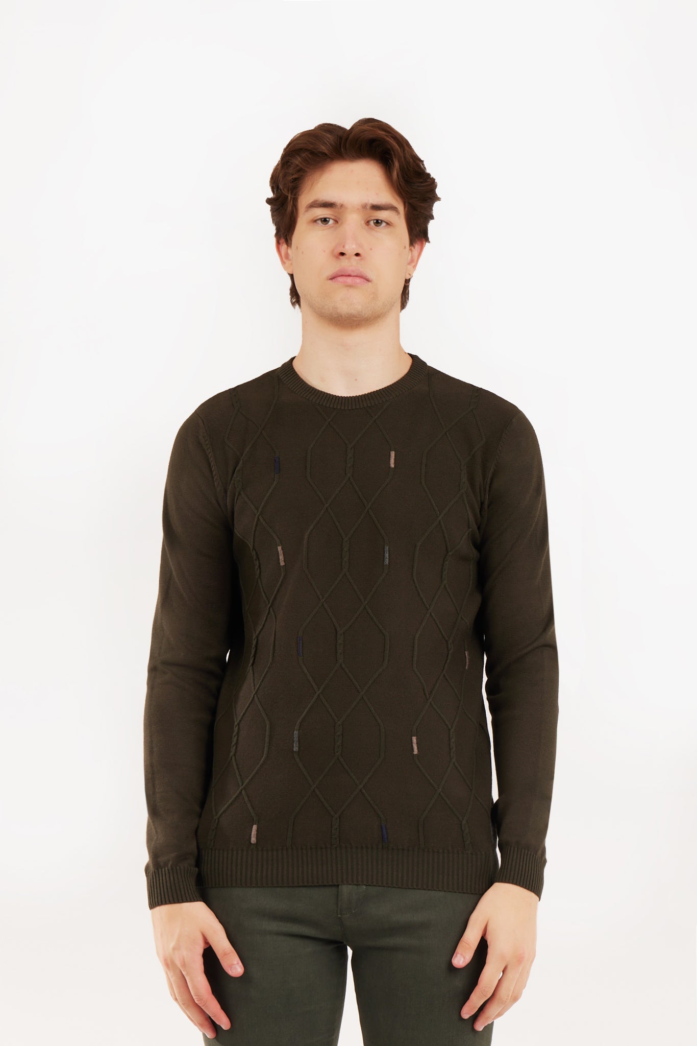 Pullover con trama