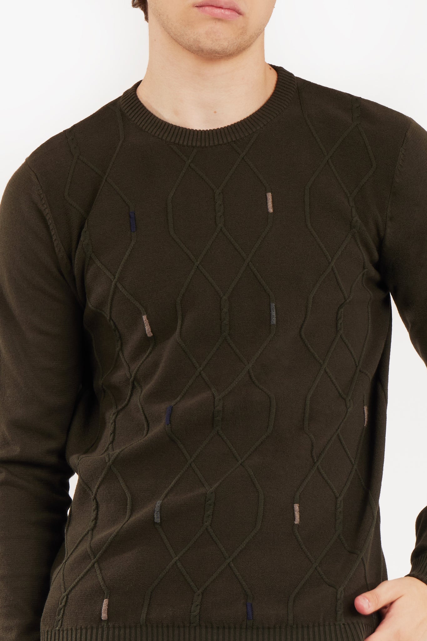 Pullover con trama