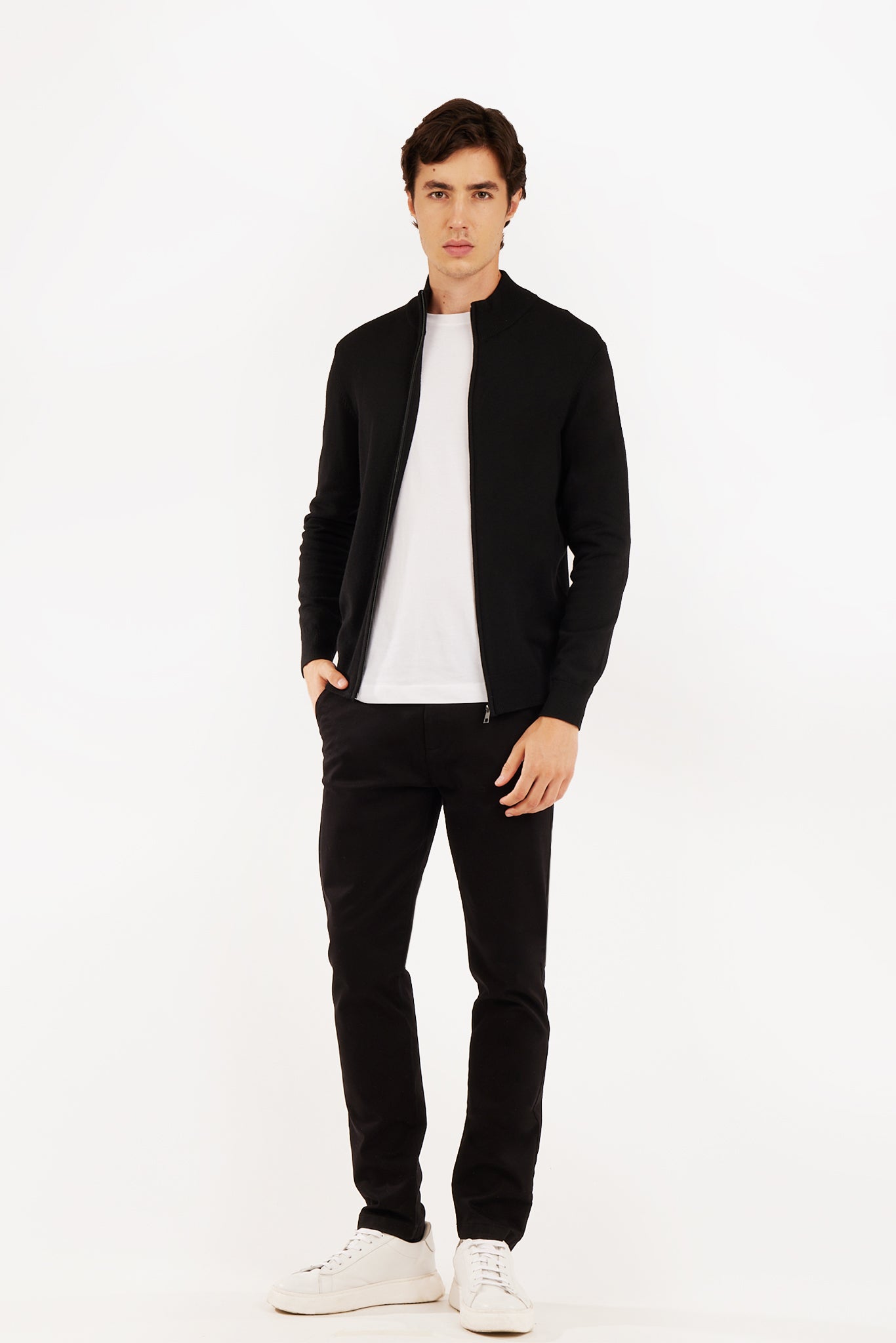 Pullover full zip