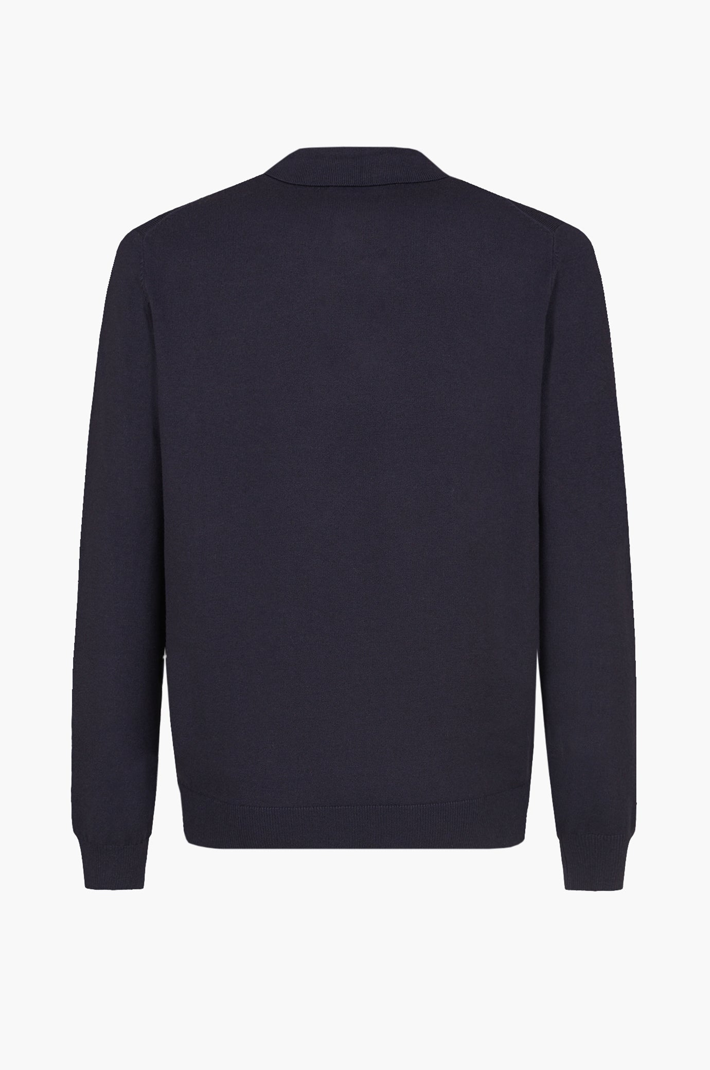 Polo in maglia misto lana