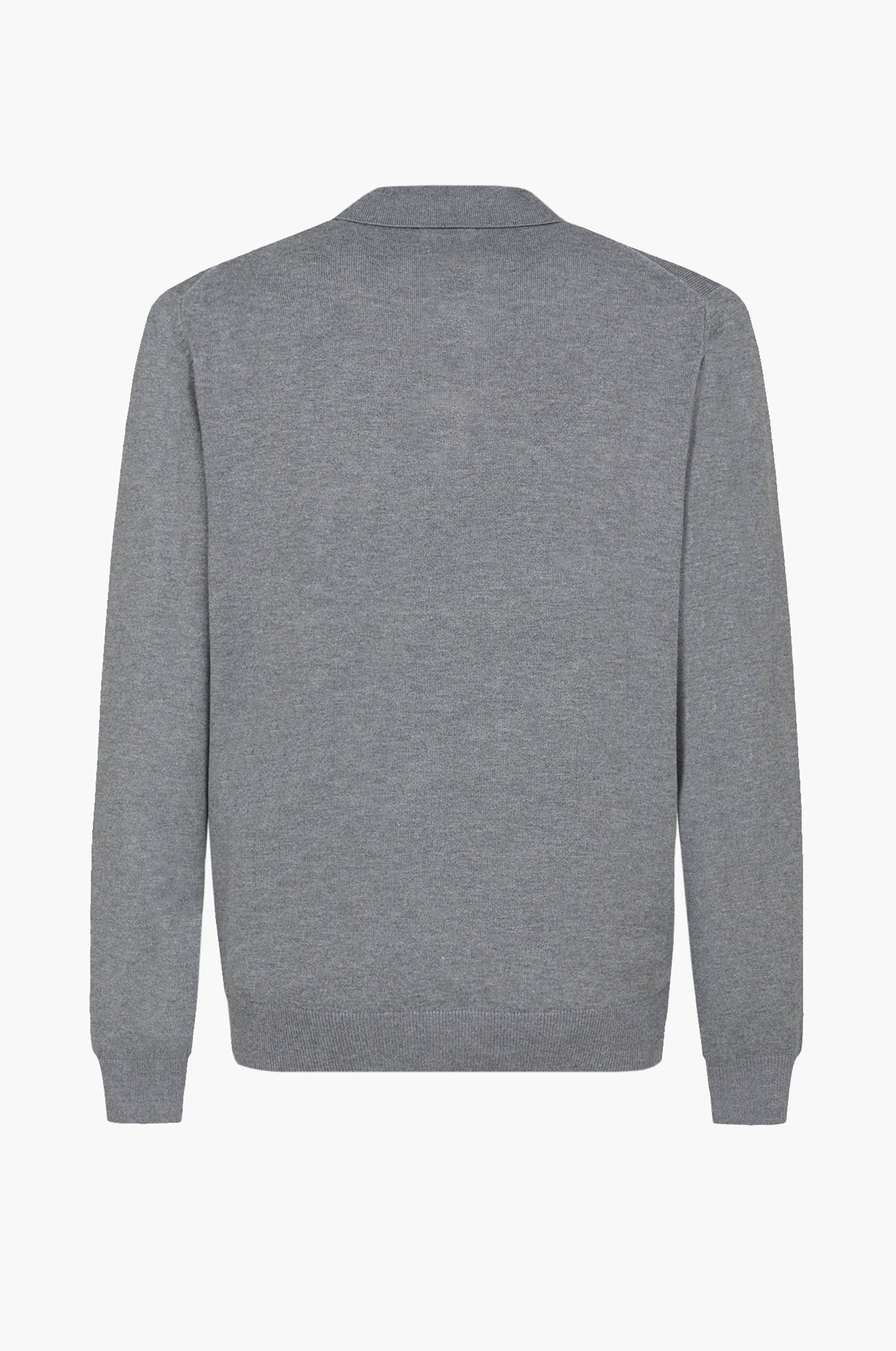 Polo in maglia misto lana