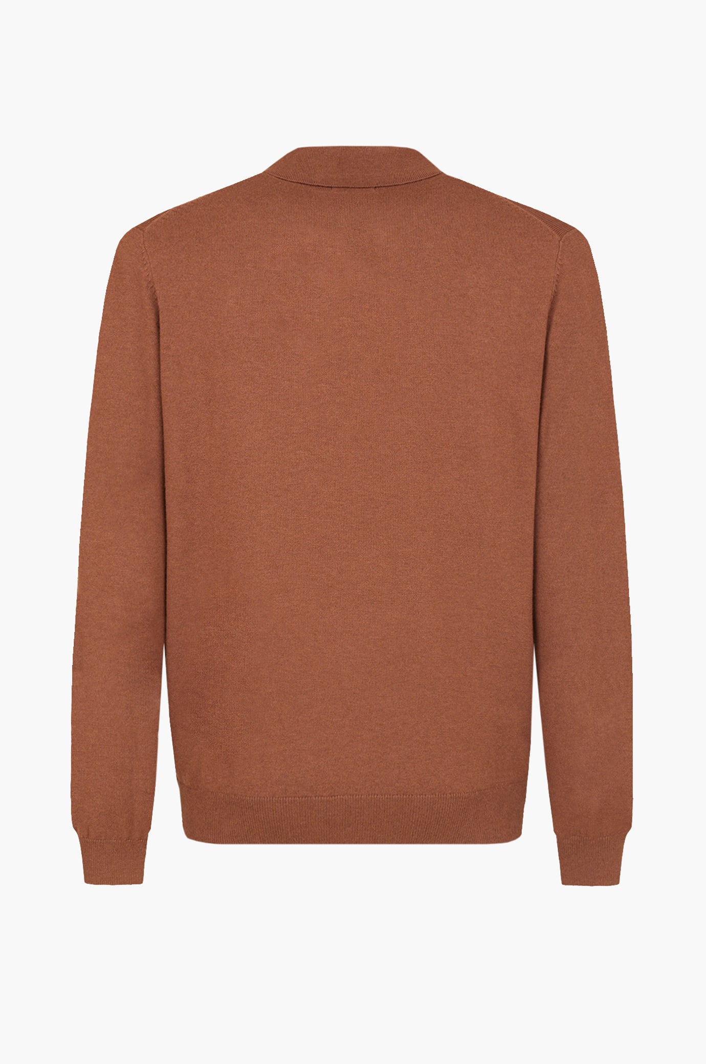 Polo in maglia misto lana