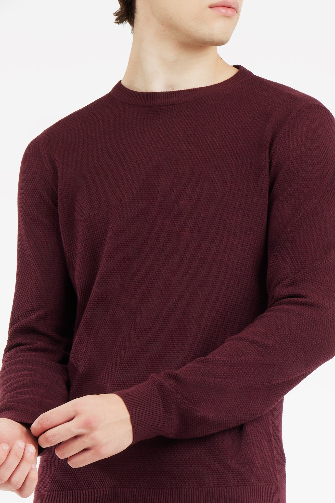 Pullover con struttra