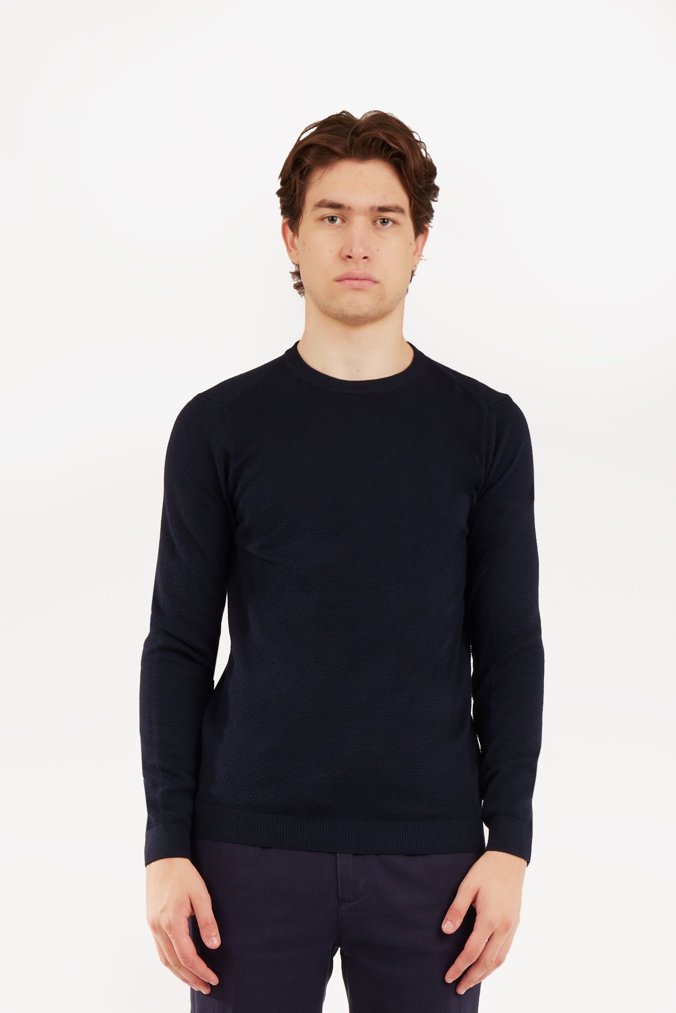 Pullover con struttra