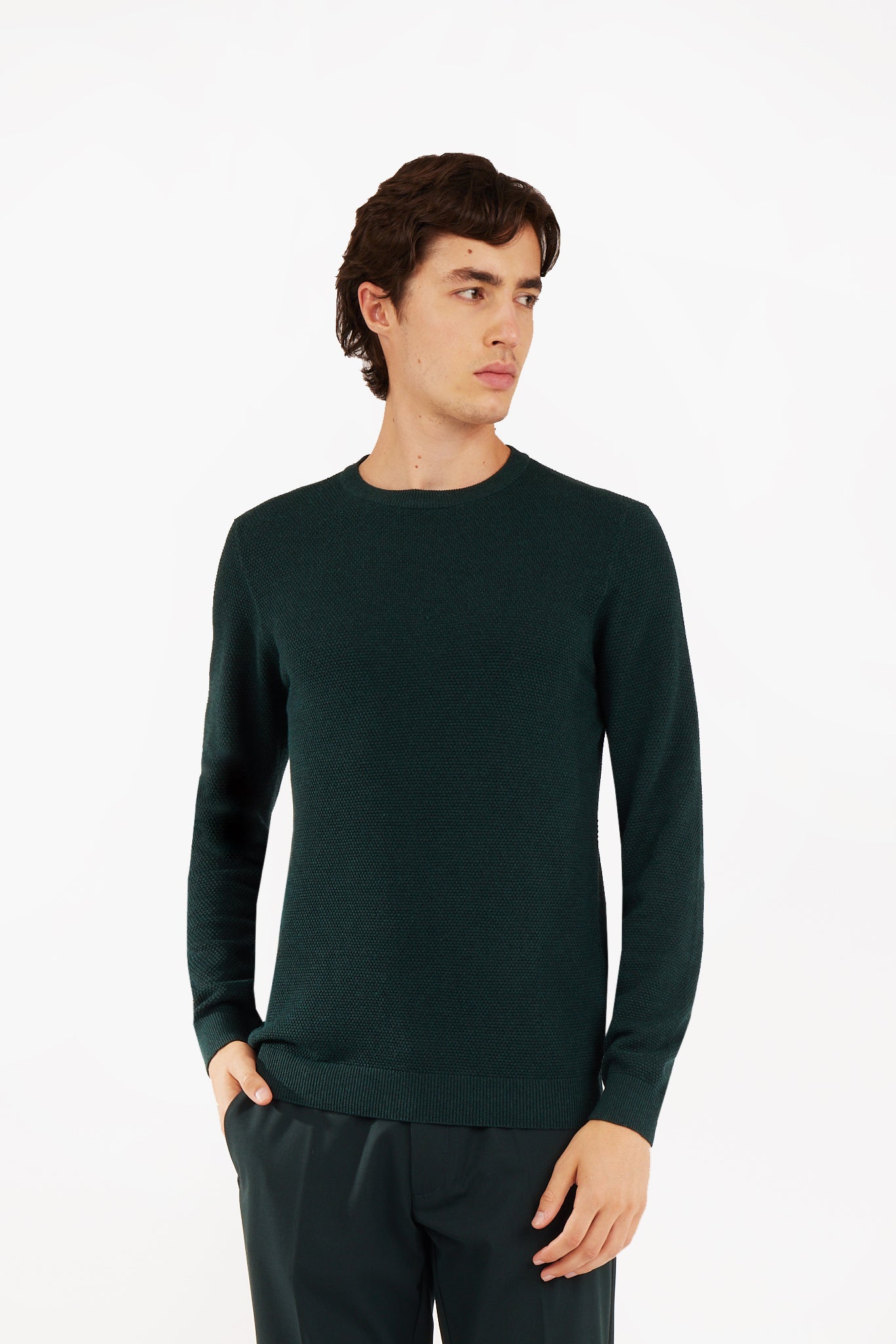 Pullover con struttra