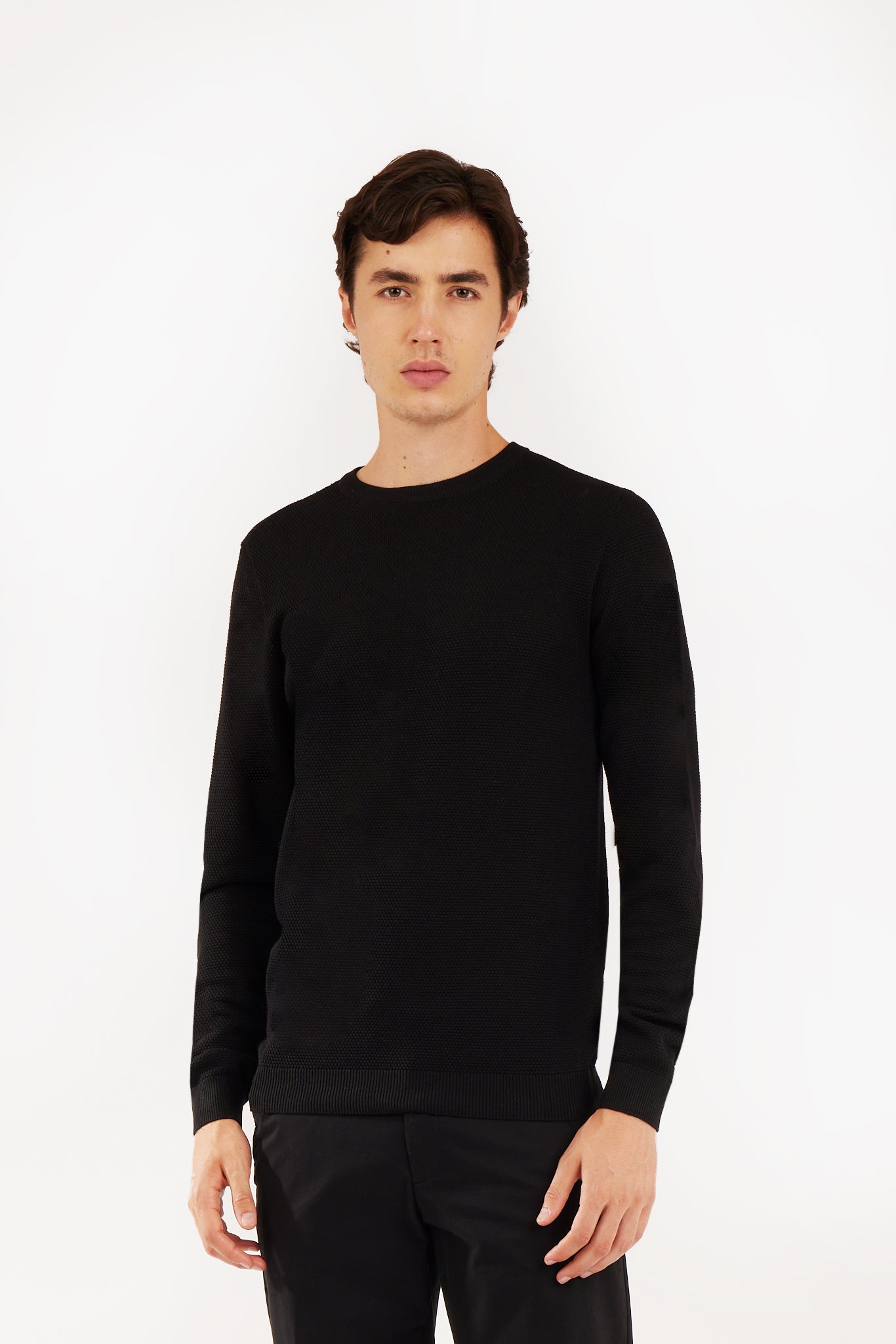 Pullover con struttra