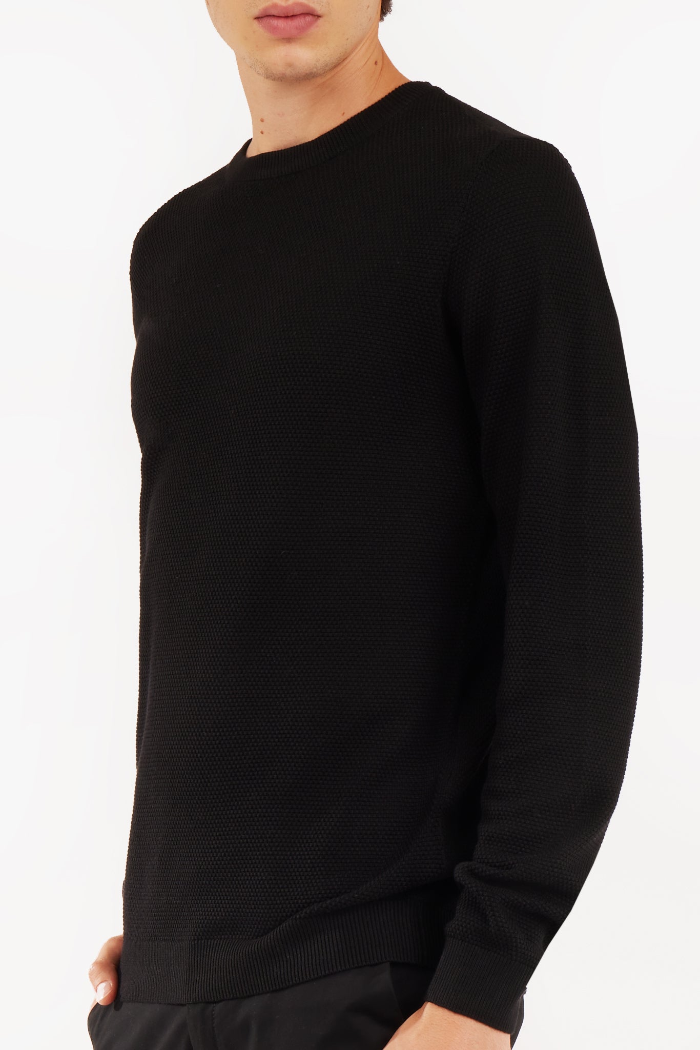 Pullover con struttra