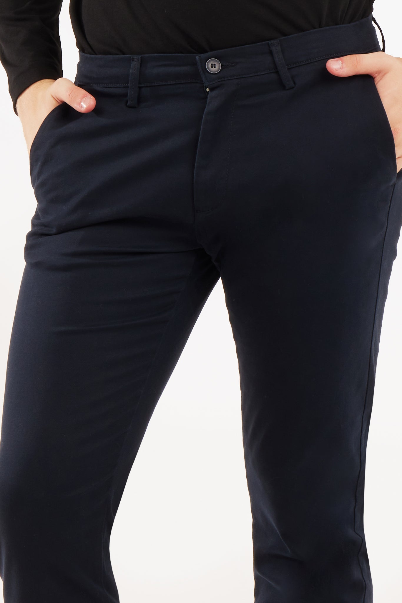 Pantaloni chinos slim fit basic