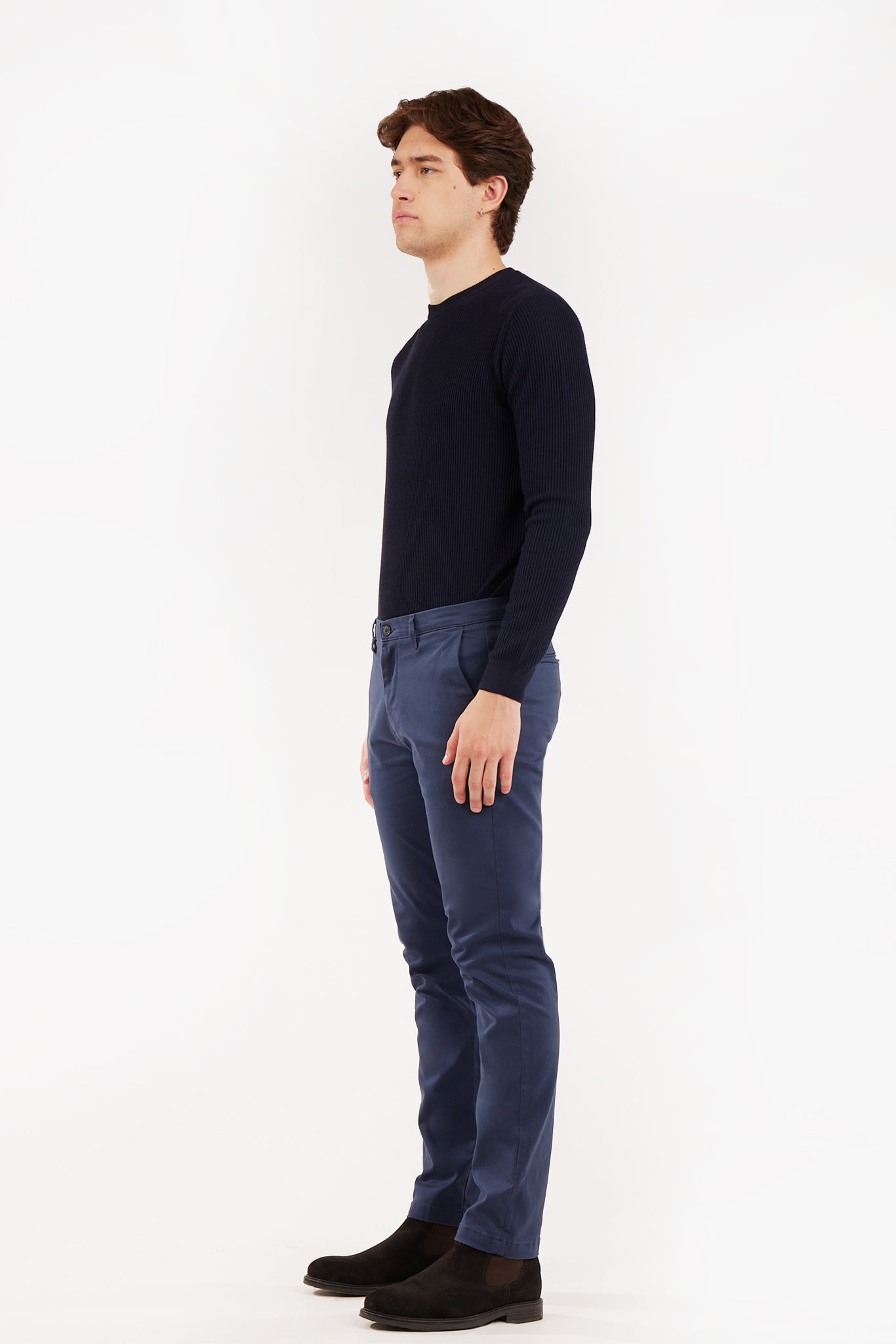 Pantaloni chinos slim fit basic