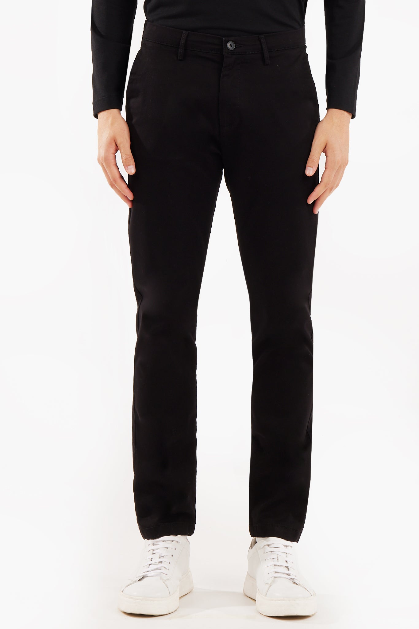 Pantaloni chinos slim fit basic