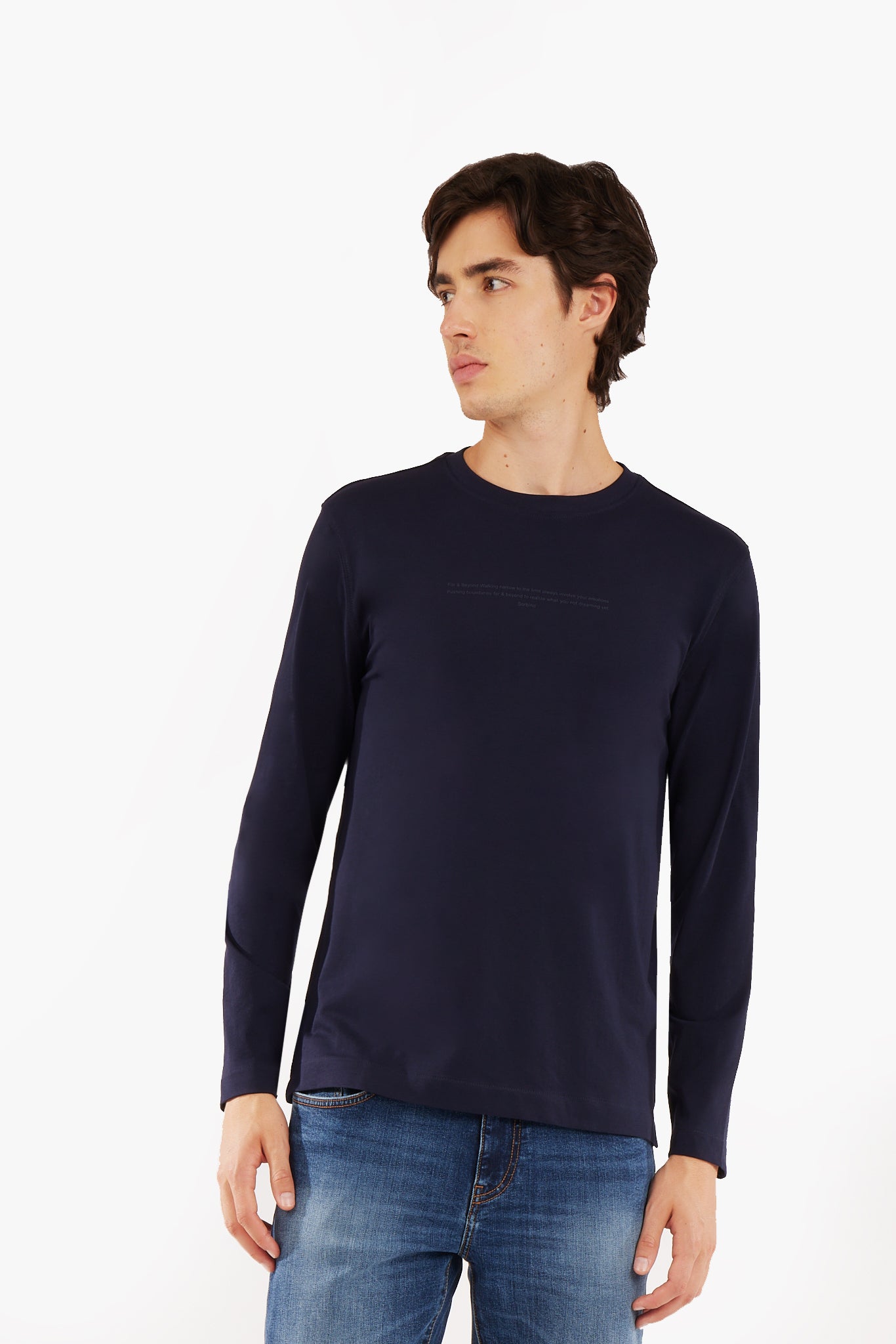 T-shirt manica lunga con stampa