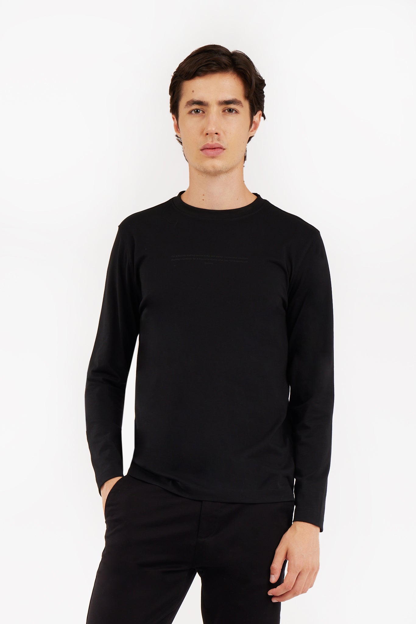 T-shirt manica lunga con stampa