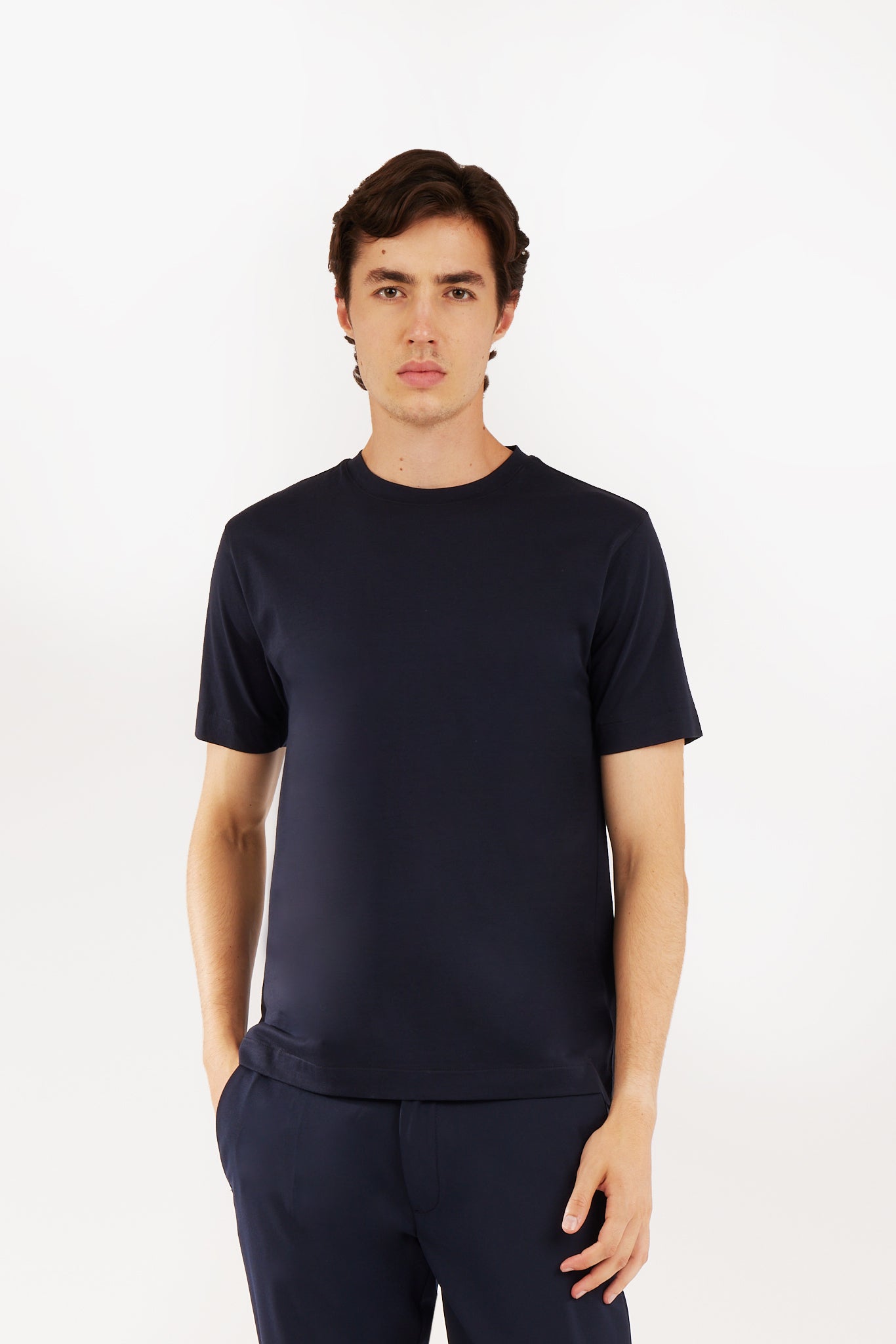 T-shirt in cotone mercerizzato