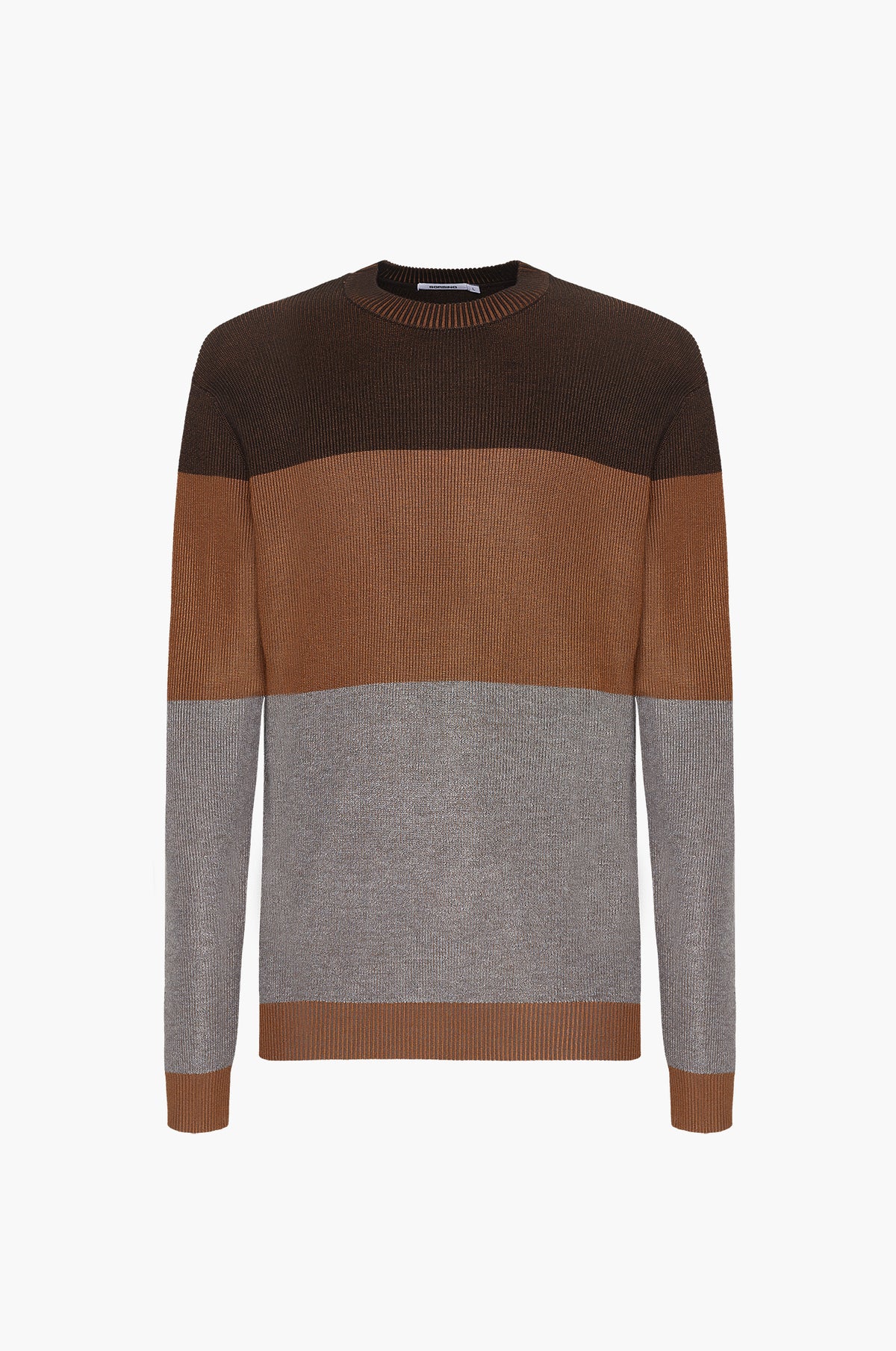 Pullover con struttura|Colore:Tabacco