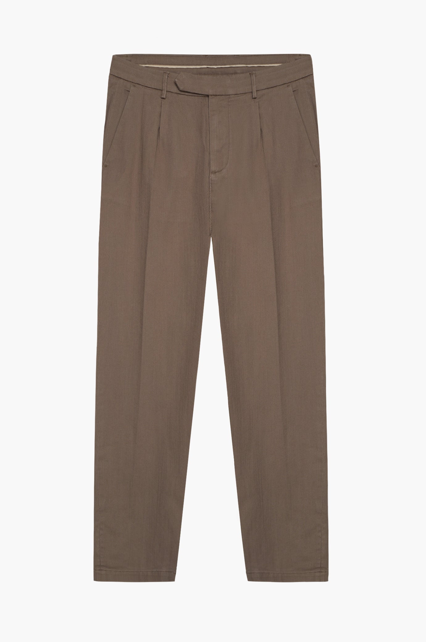Pantaloni chinos regular fit twill