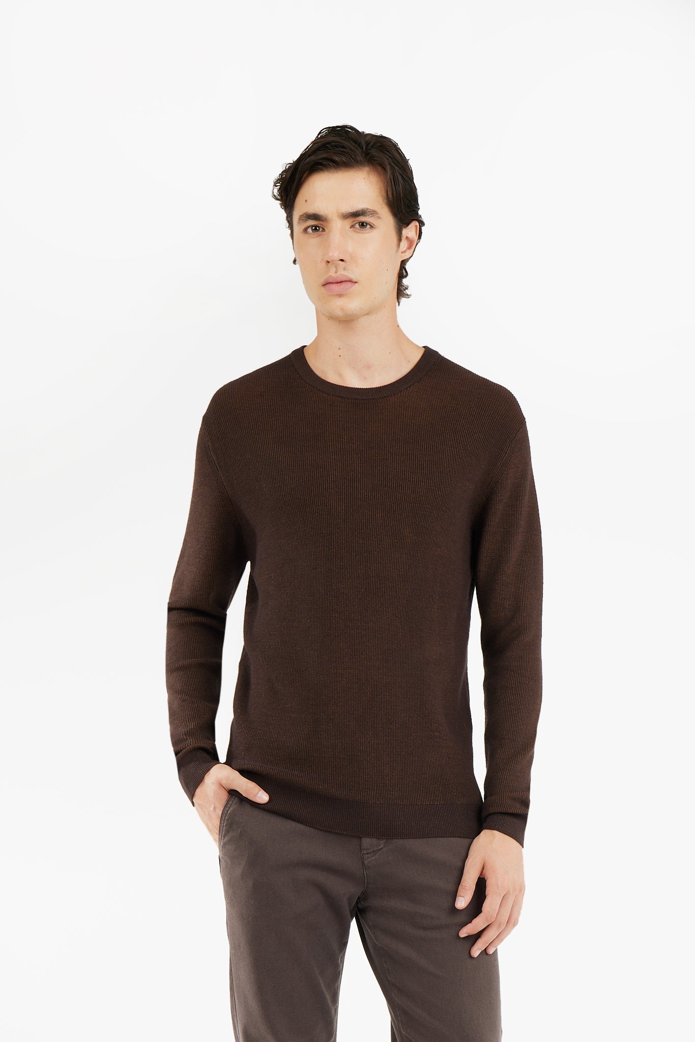 Pullover con struttura