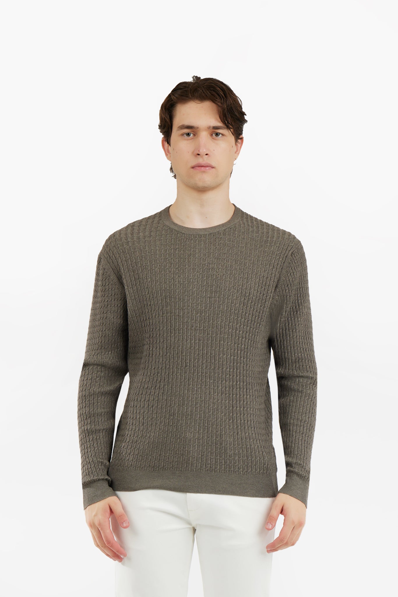 Pullover con trama
