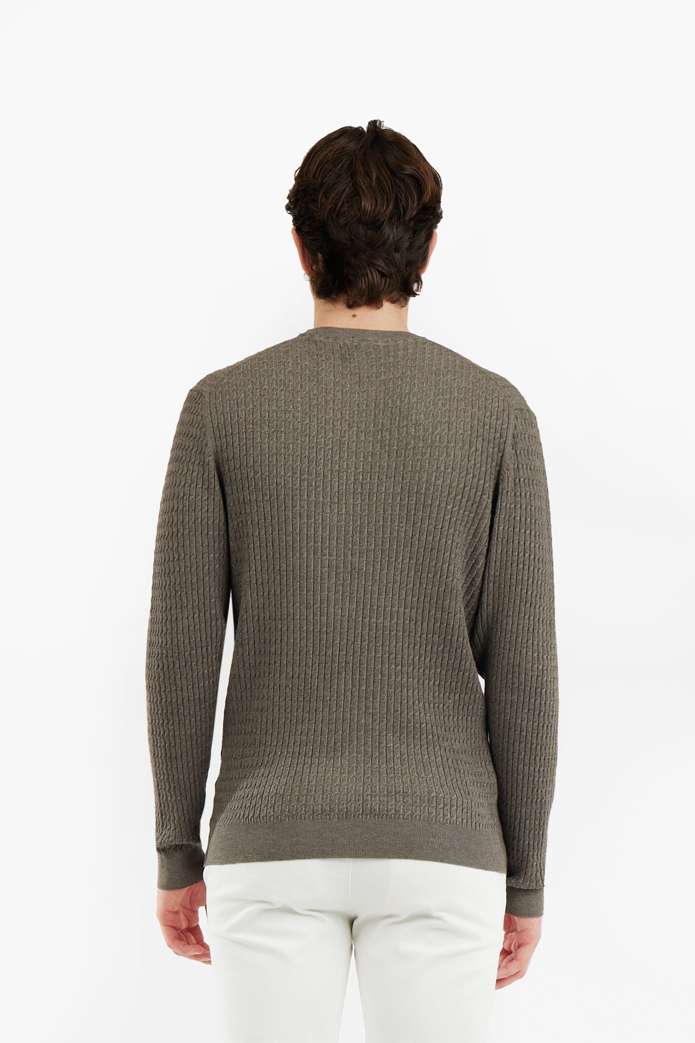 Pullover con trama